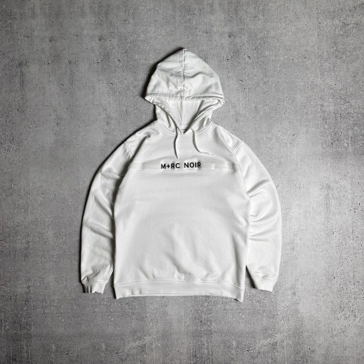 M+Rc Noir M+RC NOIR Velcro White x Playboi Carti Hoodie Size L | Grailed