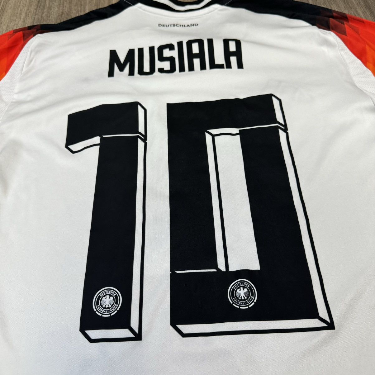 Adidas Germany Euro2024 home shirt #10 Musiala Size US L / EU 52-54 / 3 - 4 Thumbnail