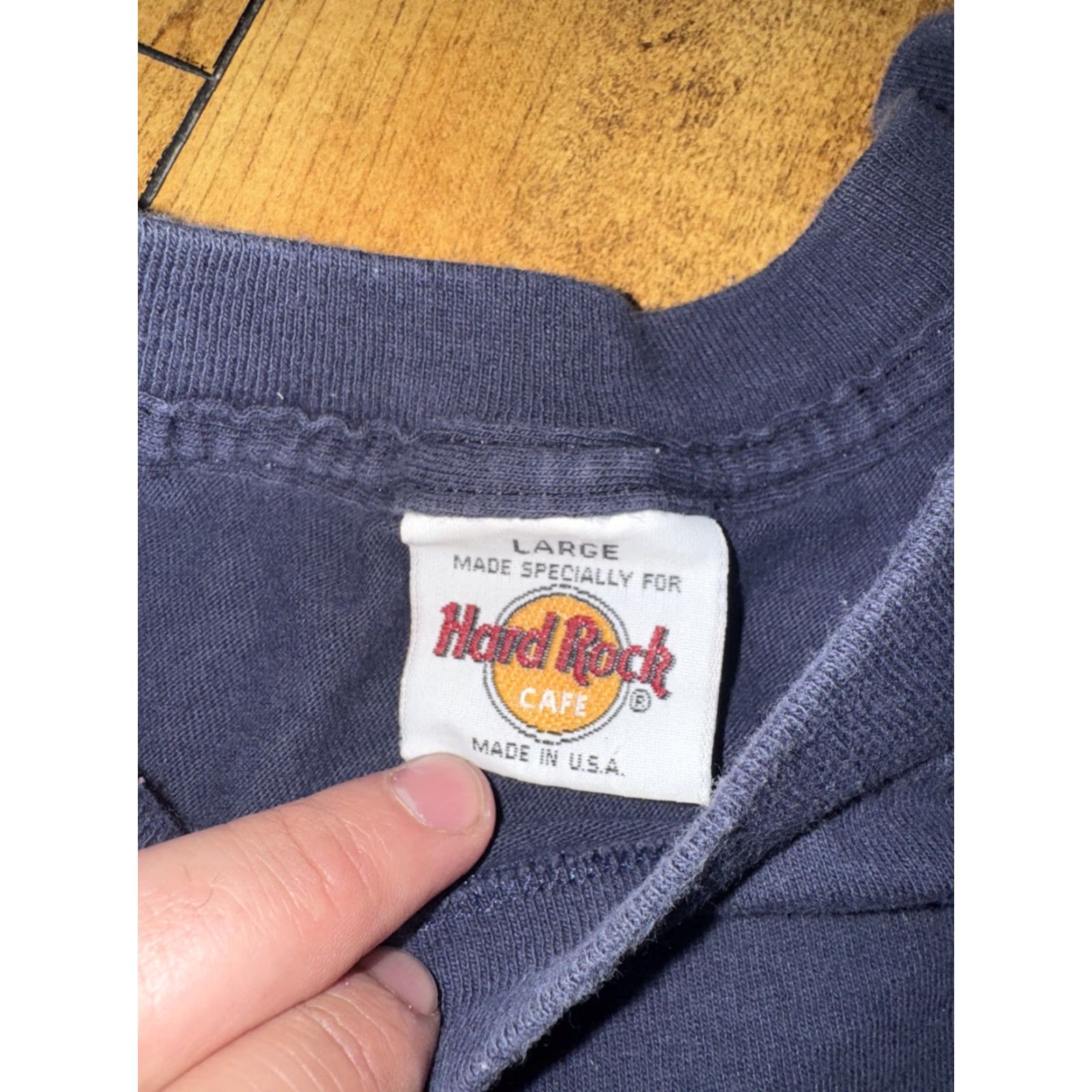 Hard Rock Cafe VINTAGE Hard Rock Cafe T-Shirt San Francisco Blue L Men USA Made In USA Size US L / EU 52-54 / 3 - 3 Thumbnail