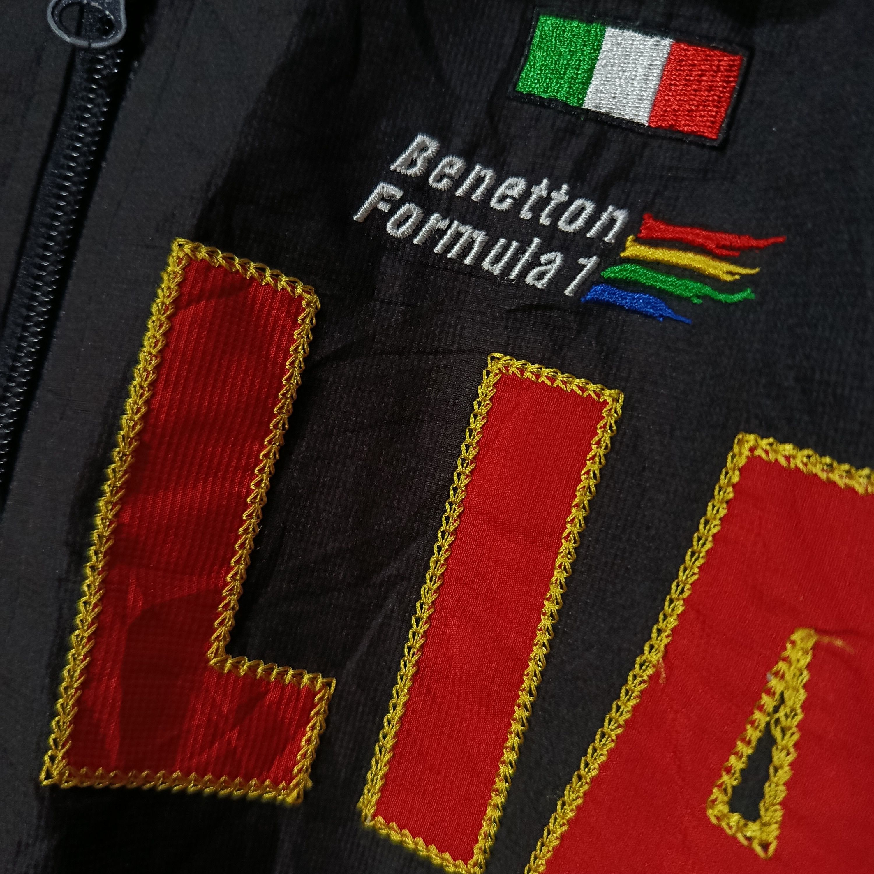 Benetton Vintage 00s Benetton Formula 1 “Italia” Racing Jacket Size US L / EU 52-54 / 3 - 4 Thumbnail
