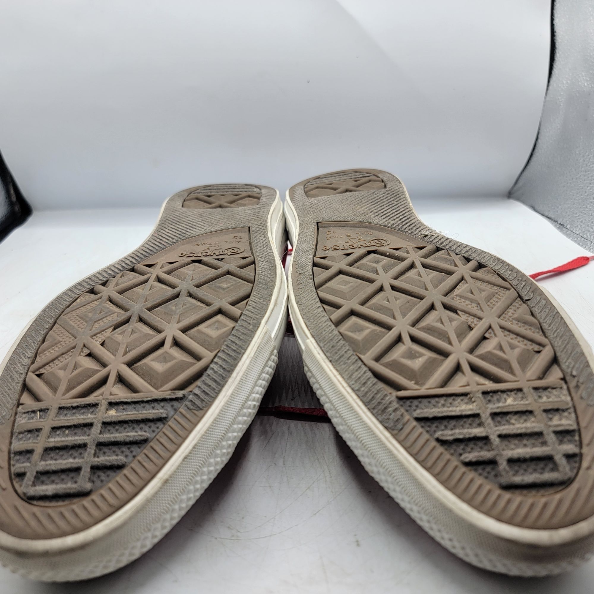 Converse Converse All Star Mens 13 Red Sneaker Shoes Casual Walking O Size US 13 / EU 46 - 11 Thumbnail