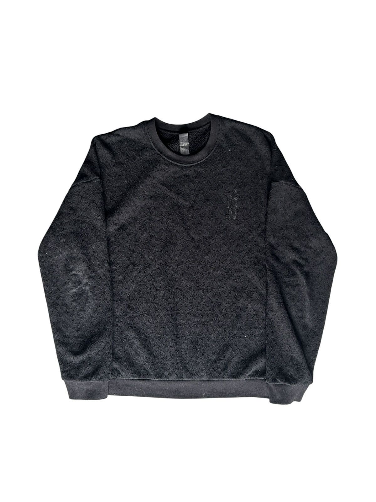 Chrome Hearts Chrome Hearts Jacquard Monogram Sweatshirt Black Size US M / EU 48-50 / 2 - 1 Thumbnail