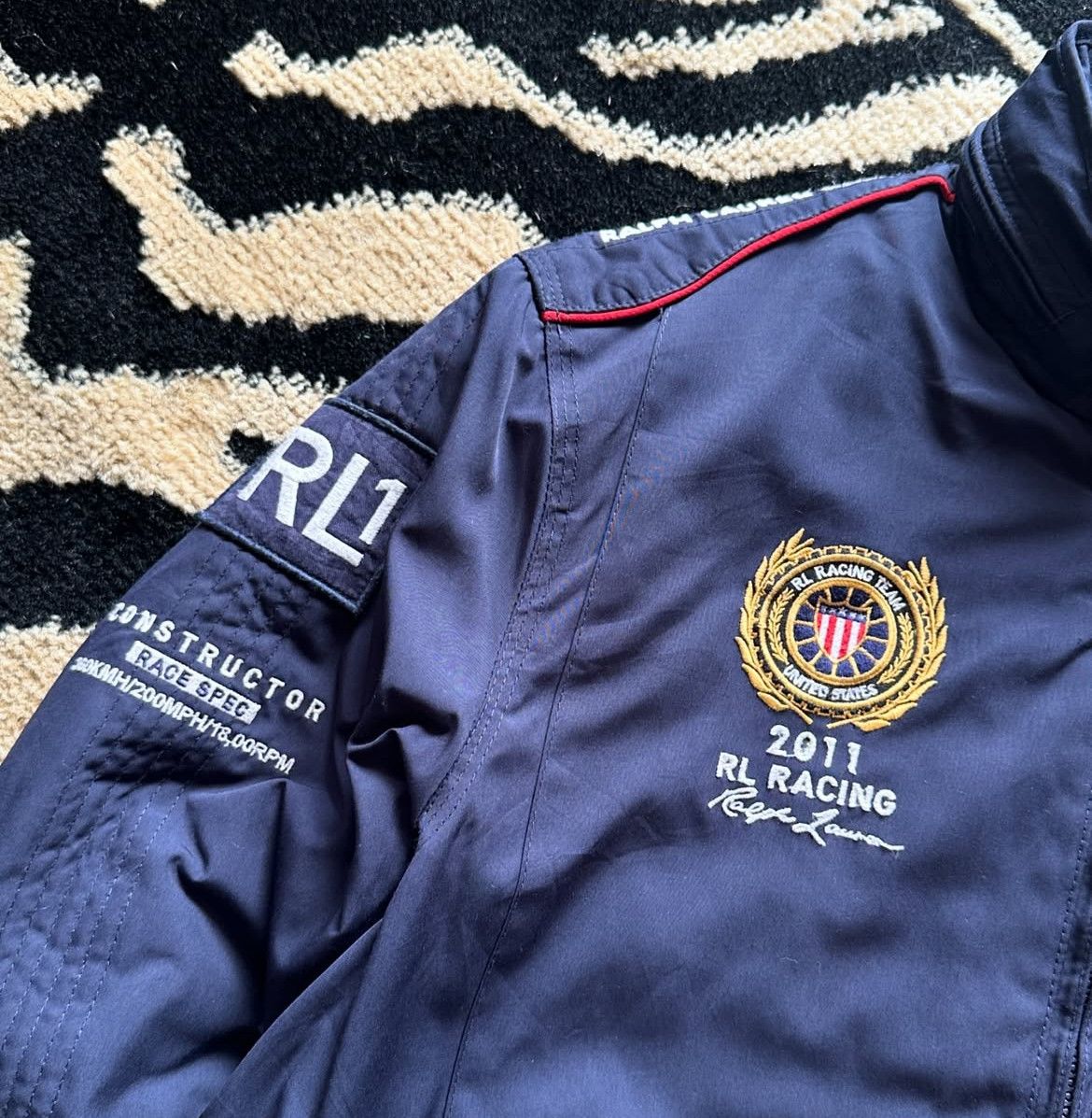 Polo Ralph Lauren 2000s Polo Chief Keef United States Racing Team Bono Jacket Size US M / EU 48-50 / 2 - 3 Thumbnail