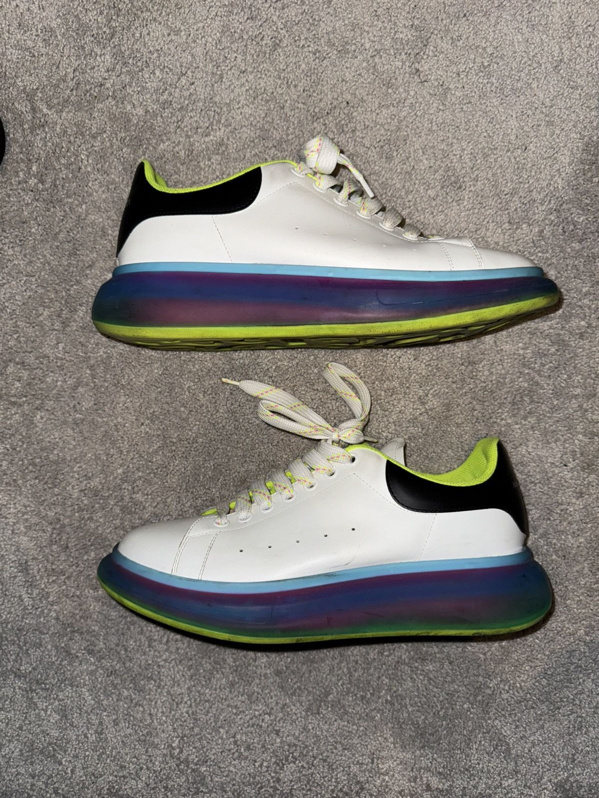 Alexander McQueen Oversized Low top multi-color Sneakers Size US 11 / EU 44 - 1 Thumbnail