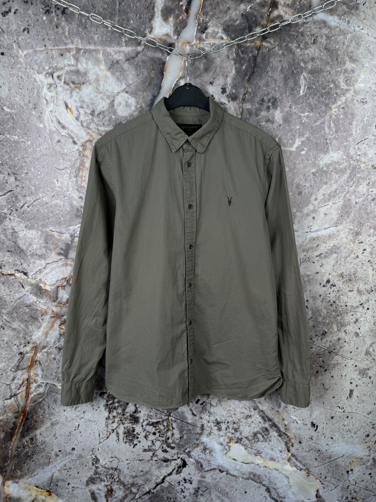 Allsaints Men’s Allsaints Remondo LS Shirt Button Up Size Medium Size US M / EU 48-50 / 2 - 1 Thumbnail