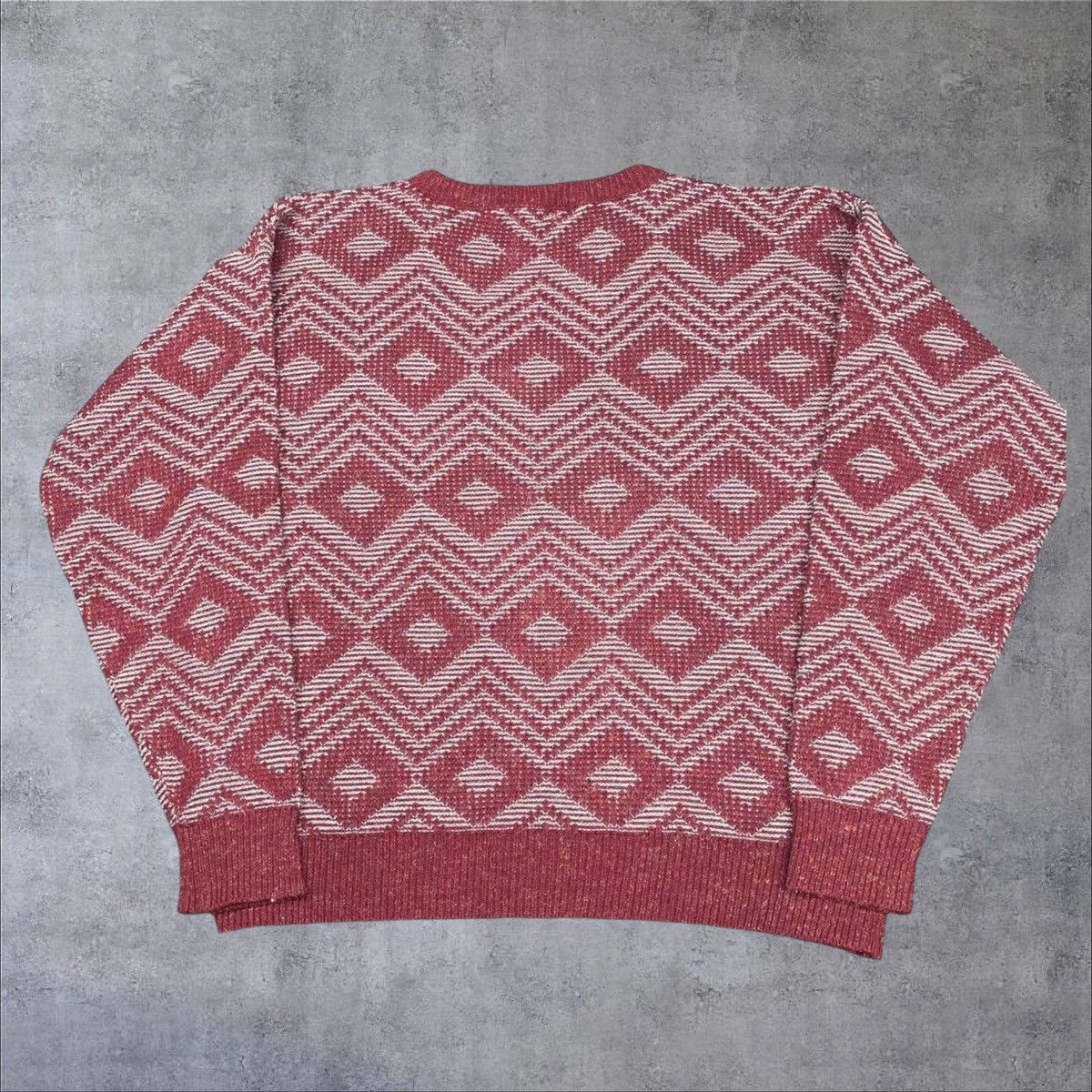 Vintage 1980s Vintage Maroon Sweater Size US XL / EU 56 / 4 - 2 Thumbnail