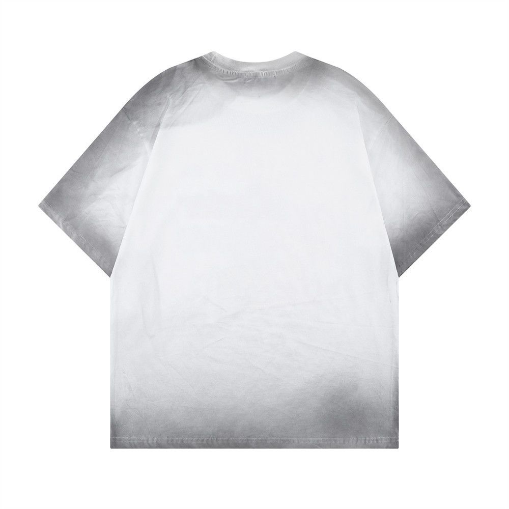 Vintage Men's casual street gradient letter print T-shirt Size US 32 / EU 48 - 2 Thumbnail