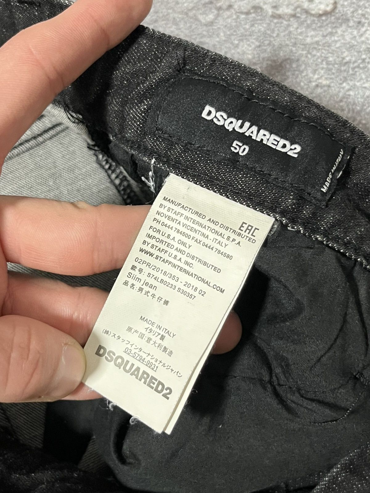 Dsquared2 Dsquared 2 Luxury Distressed Jeans Pants Size US 34 / EU 50 - 11 Thumbnail
