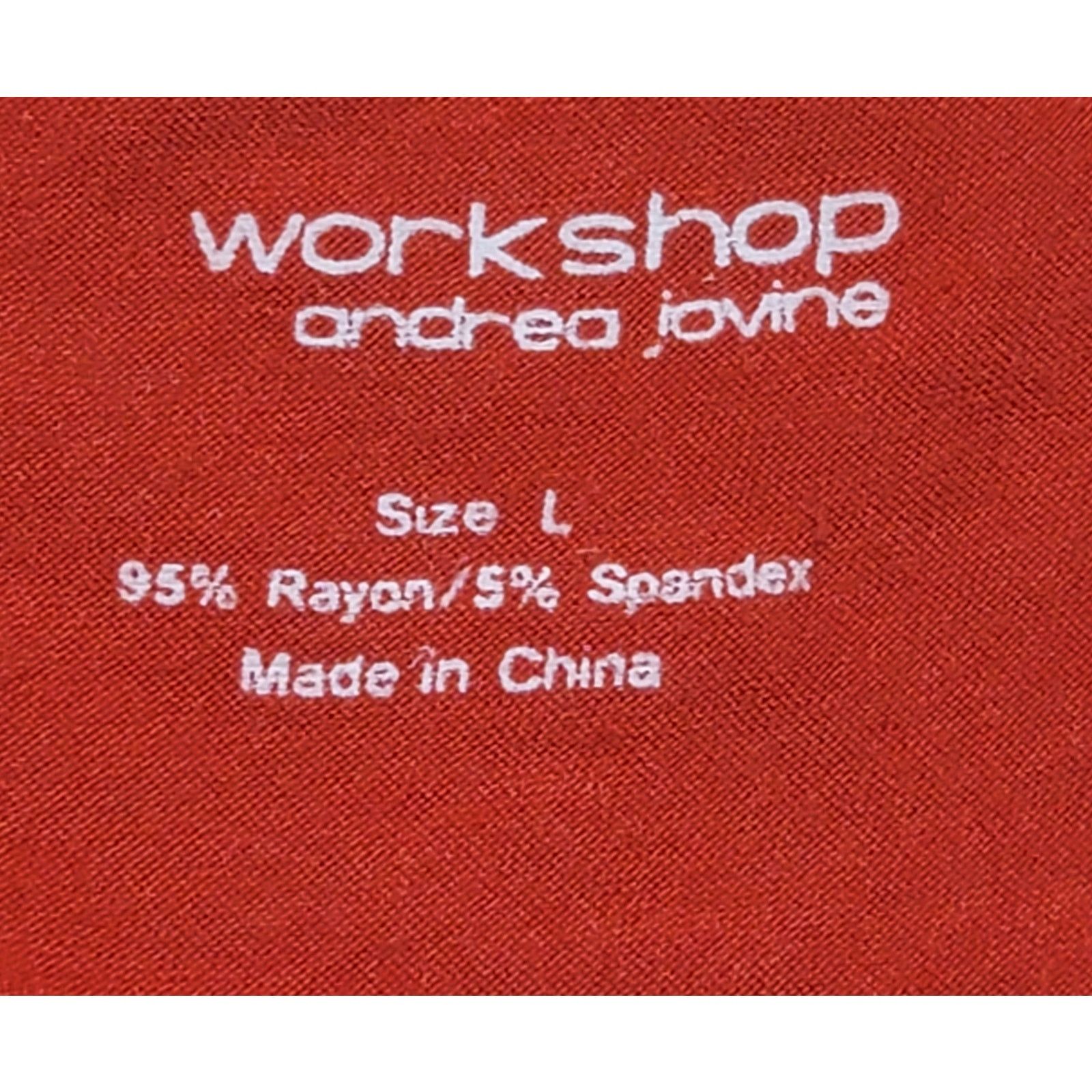 Other Workshop Andrea Jovine Orange Asymmetrical Hem Top Large Size L / US 10 / IT 46 - 4 Thumbnail