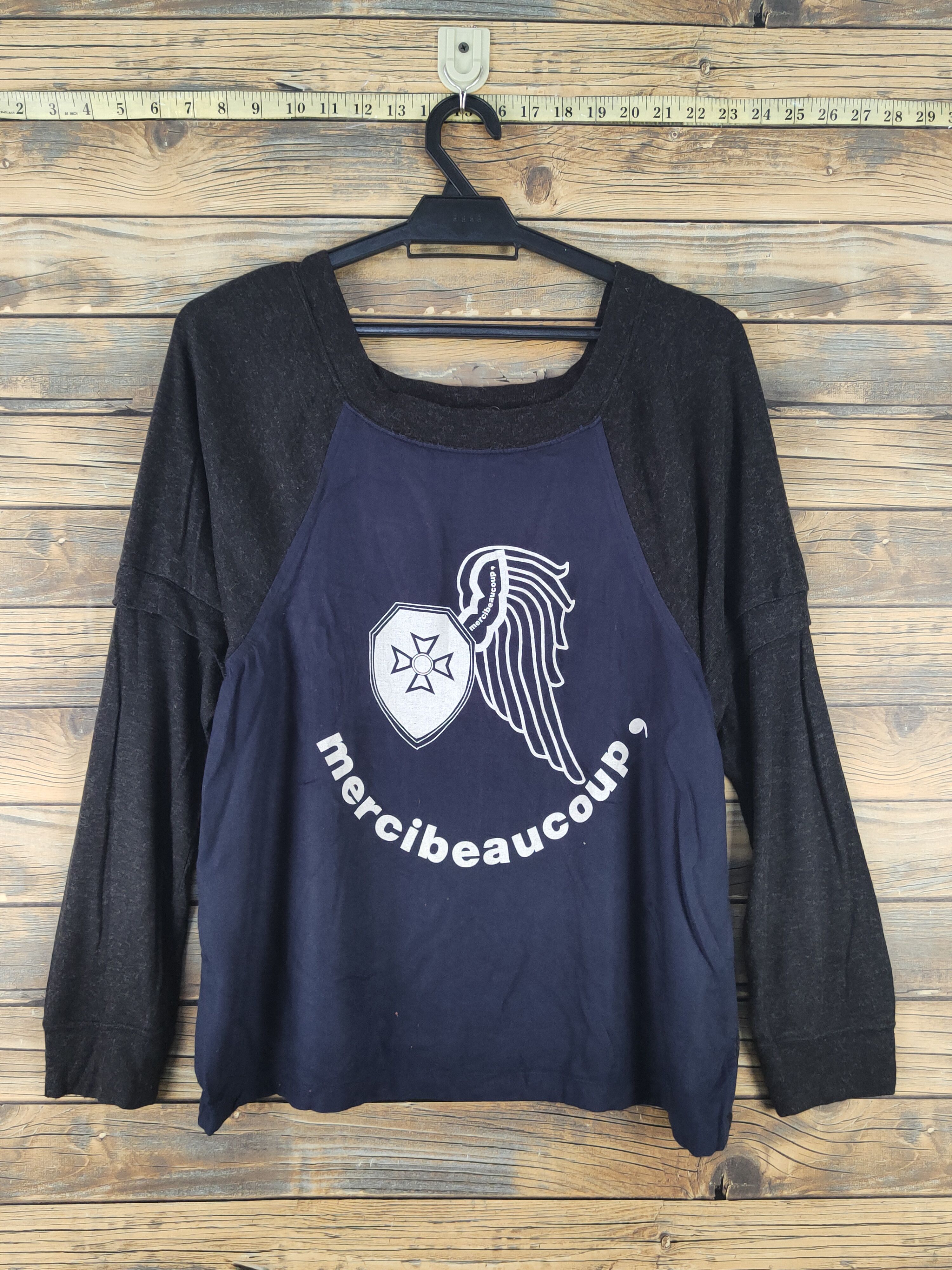 mercibeaucoup Mercibeaucoup Black Long Sleeve T-shirts #W1745 Size M / US 6-8 / IT 42-44 - 1 Thumbnail