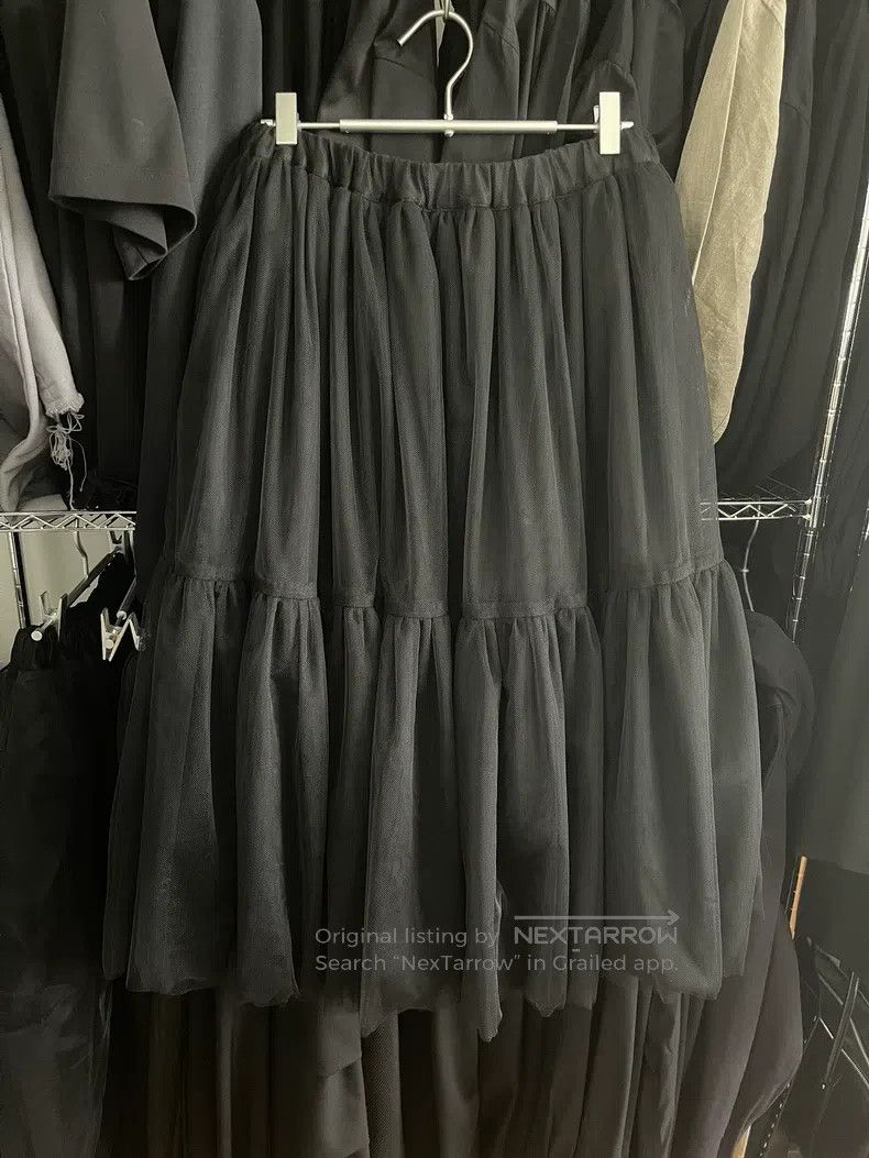Comme des Garcons Comme Des Garcons size S Black tulle skirt, size S Size 23" - 3 Thumbnail
