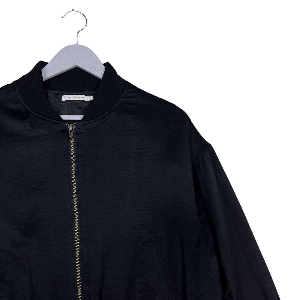 Japanese Brand 🔥 BROWNY CROPPED BOMBER JACKET Size US M / EU 48-50 / 2 - 6 Thumbnail