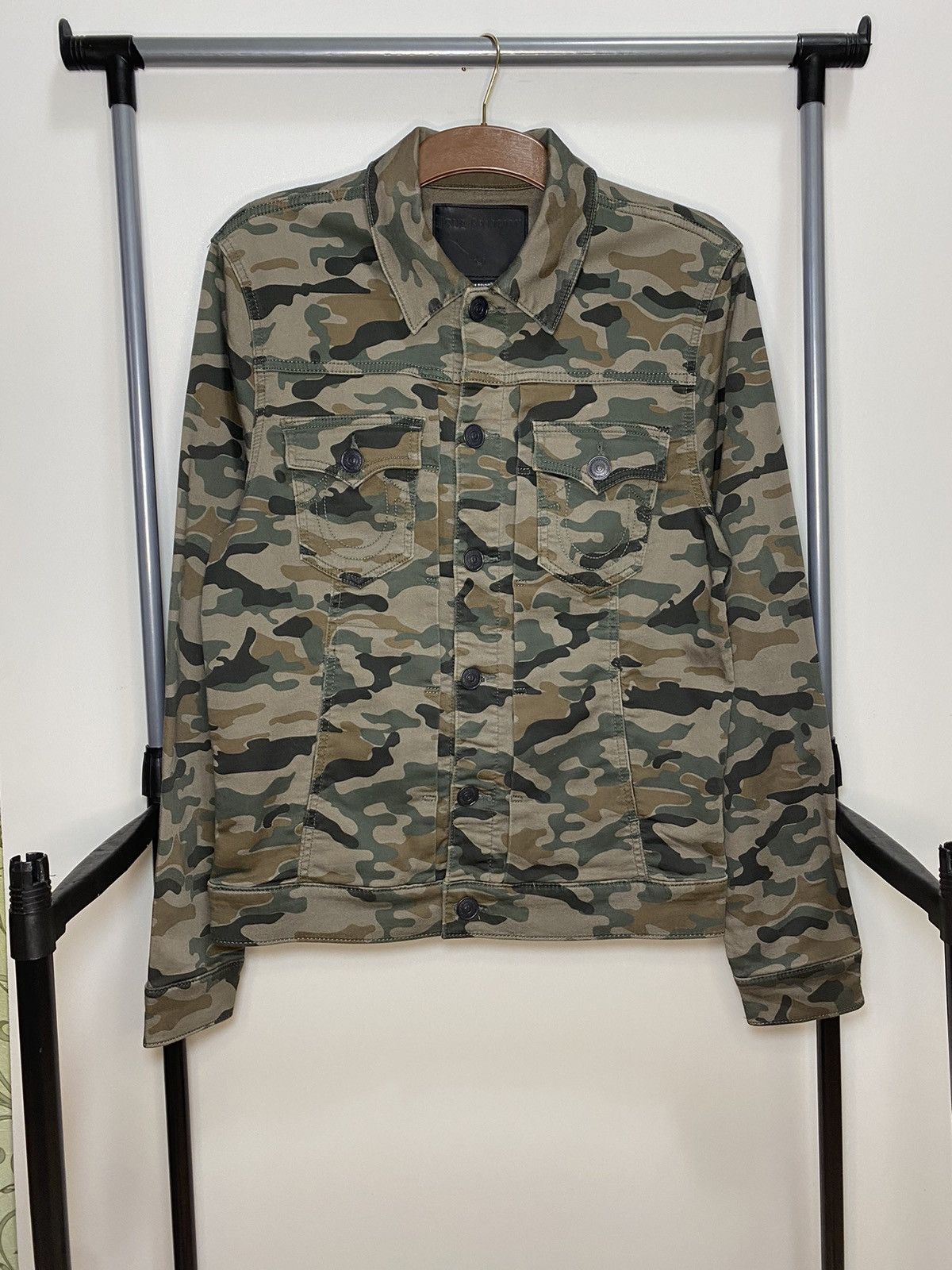 image of True Religion Camo Jacket - Size S, Men's