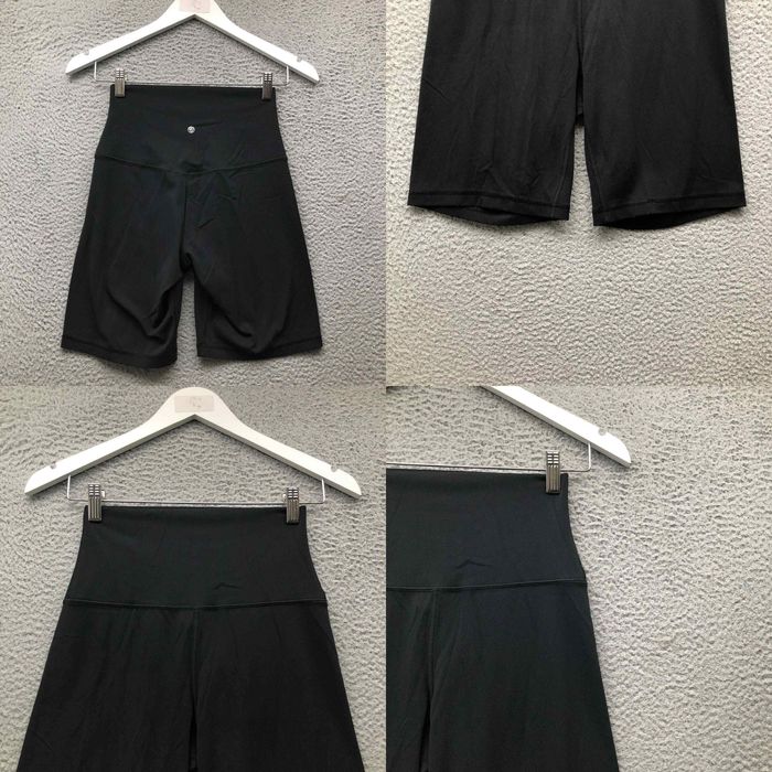 Lululemon Lululemon Women's Size 4 Athletic Shorts Spandex Black Solid  Polyester