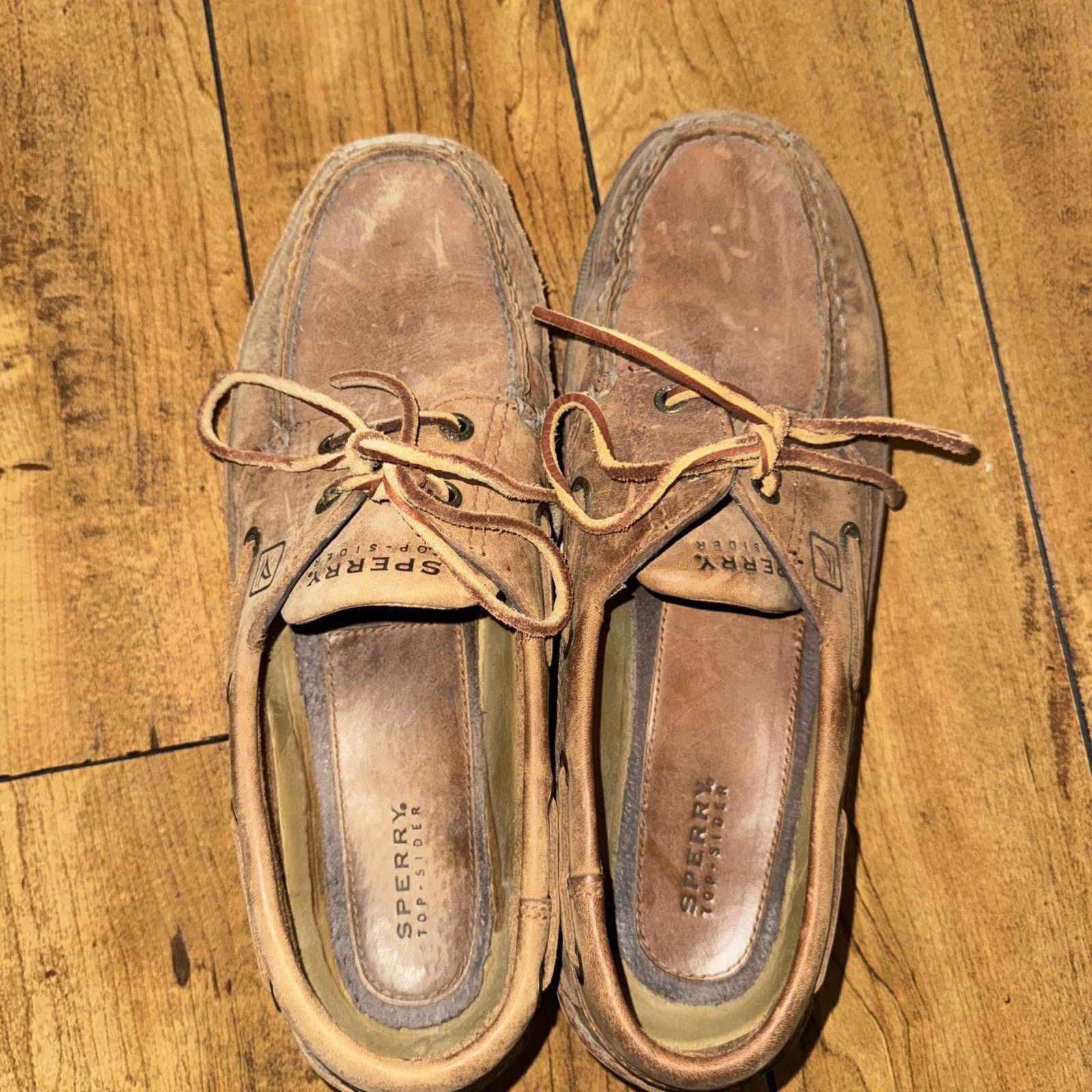 Sperry × Vintage Sperry Top Sider Brown Boat Shoes 10.5 Men Size US 10.5 / EU 43-44 - 4 Thumbnail