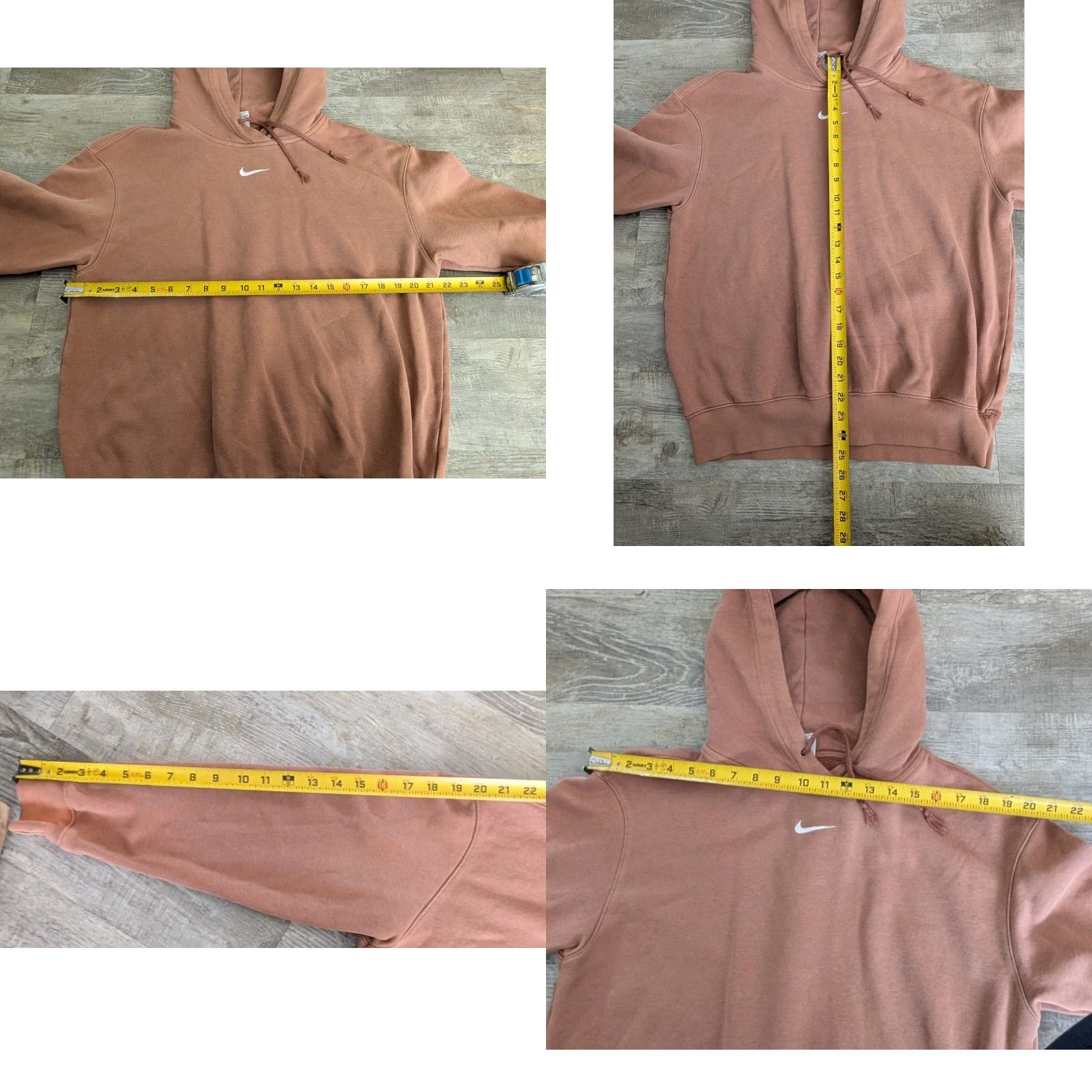 Nike Nike Center Swoosh Hoodie Womens XS Brown Sweatshirt Fleece Oversized Hooded Logo Pockets Relaxed Regular Fall Winter Sportswear 2000s? Size XS / US 0-2 / IT 36-38 - 8 Thumbnail