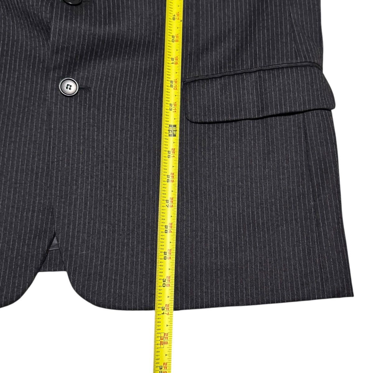 Trussini Trussini Pinstripe Suit Italy 46 Jacket 36x30 Pants Wool Size 46R - 12 Thumbnail