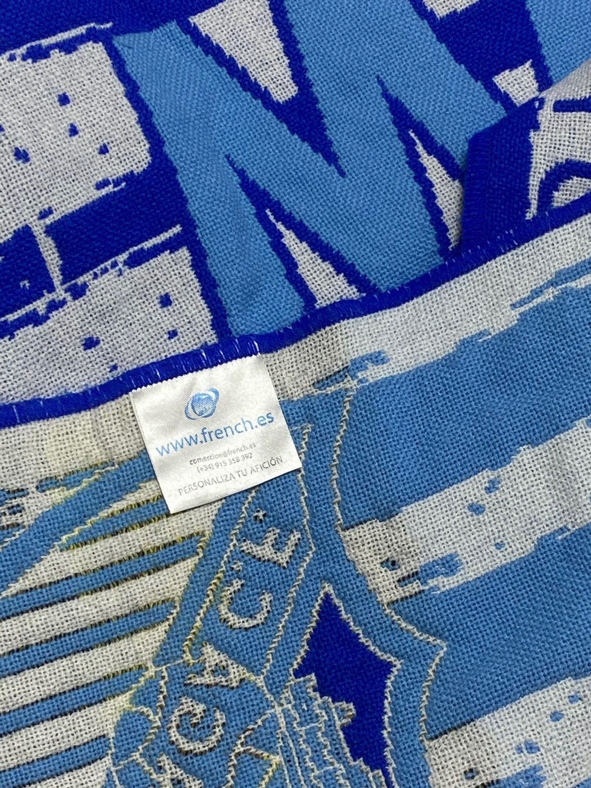 Vintage Vintage MALAGA FC Soccer Football Blue Big Logo Scarf Y2K Size ONE SIZE - 5 Thumbnail