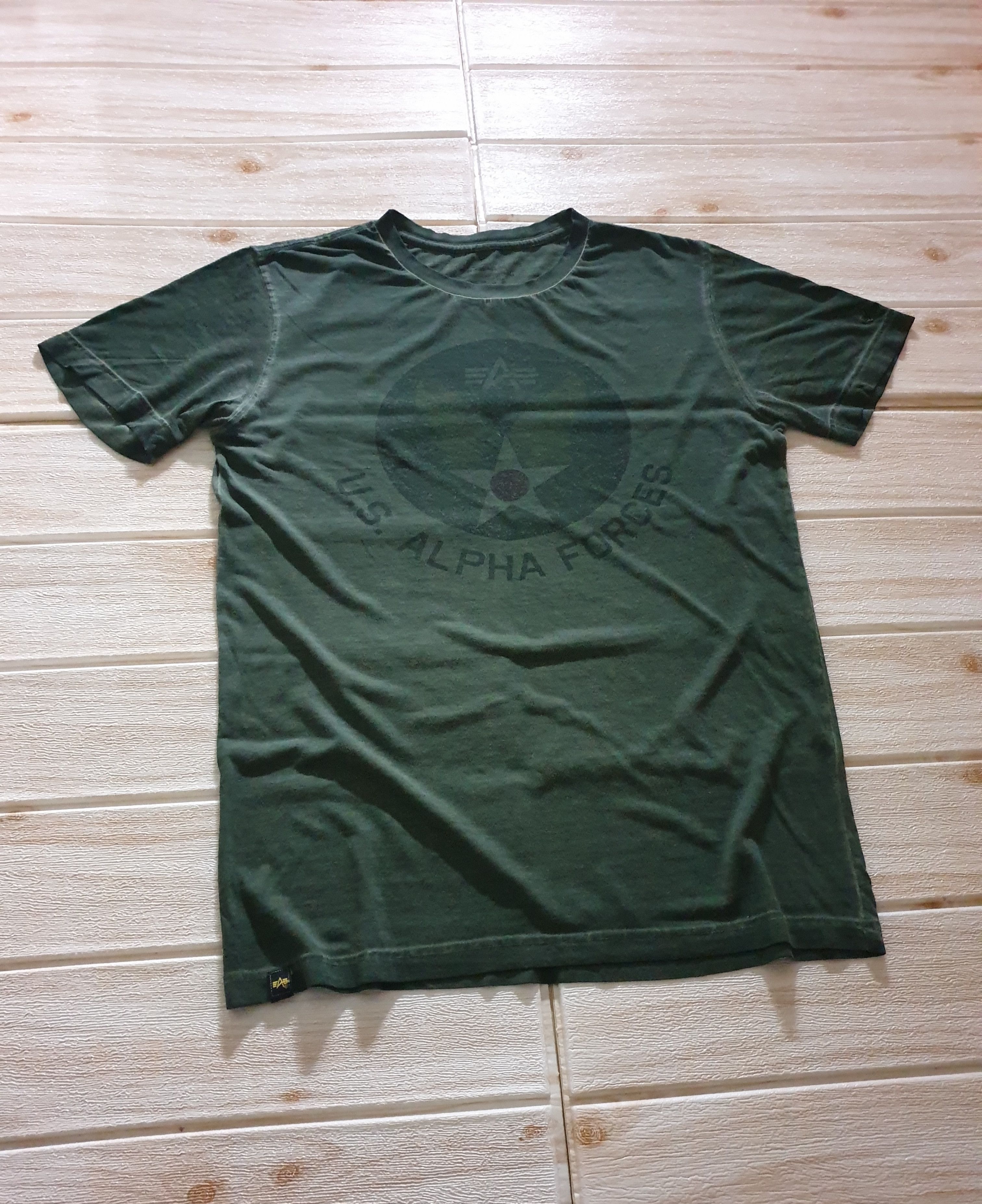 Alpha Industries Alpha industries Green military shirt Size US M / EU 48-50 / 2 - 3 Thumbnail