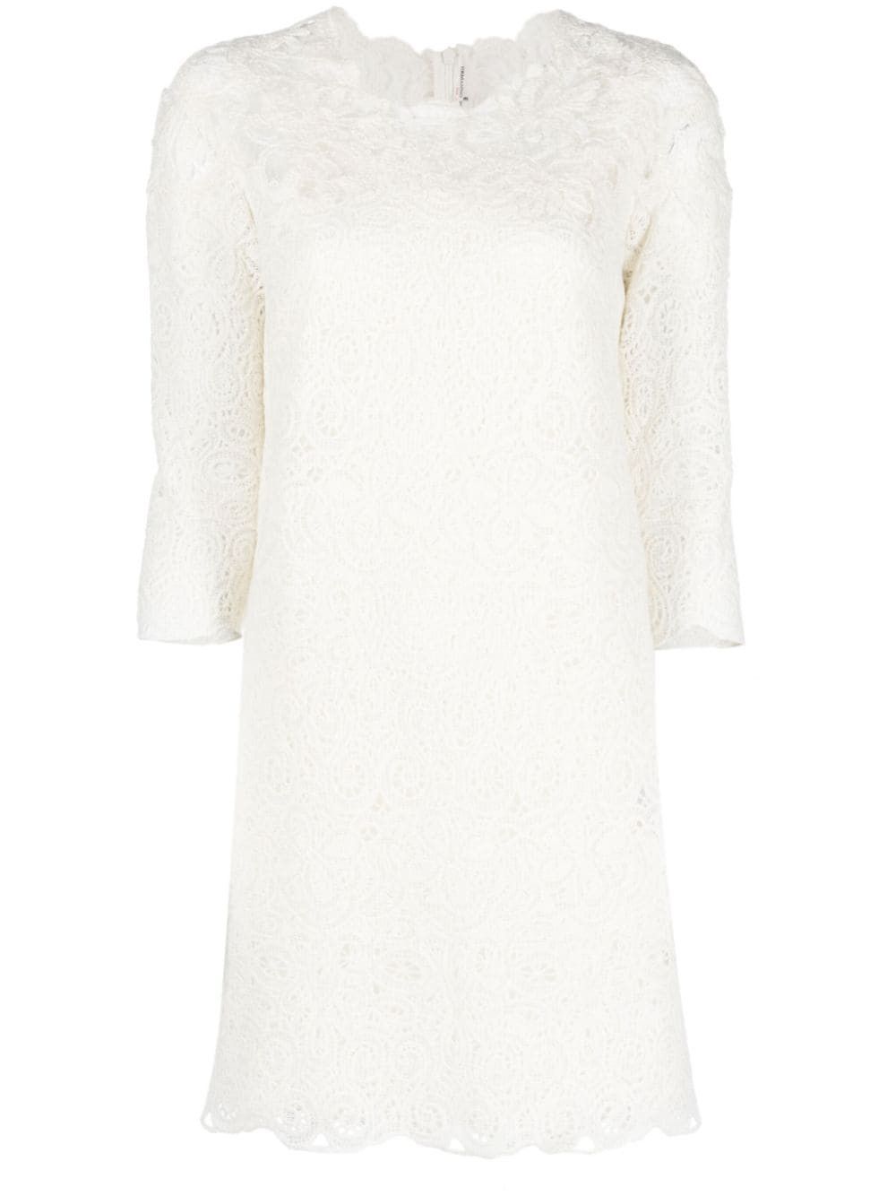 Ermanno Scervino WOOL BLEND SHORT DRESS Size S / US 4 / IT 40 - 1 Thumbnail