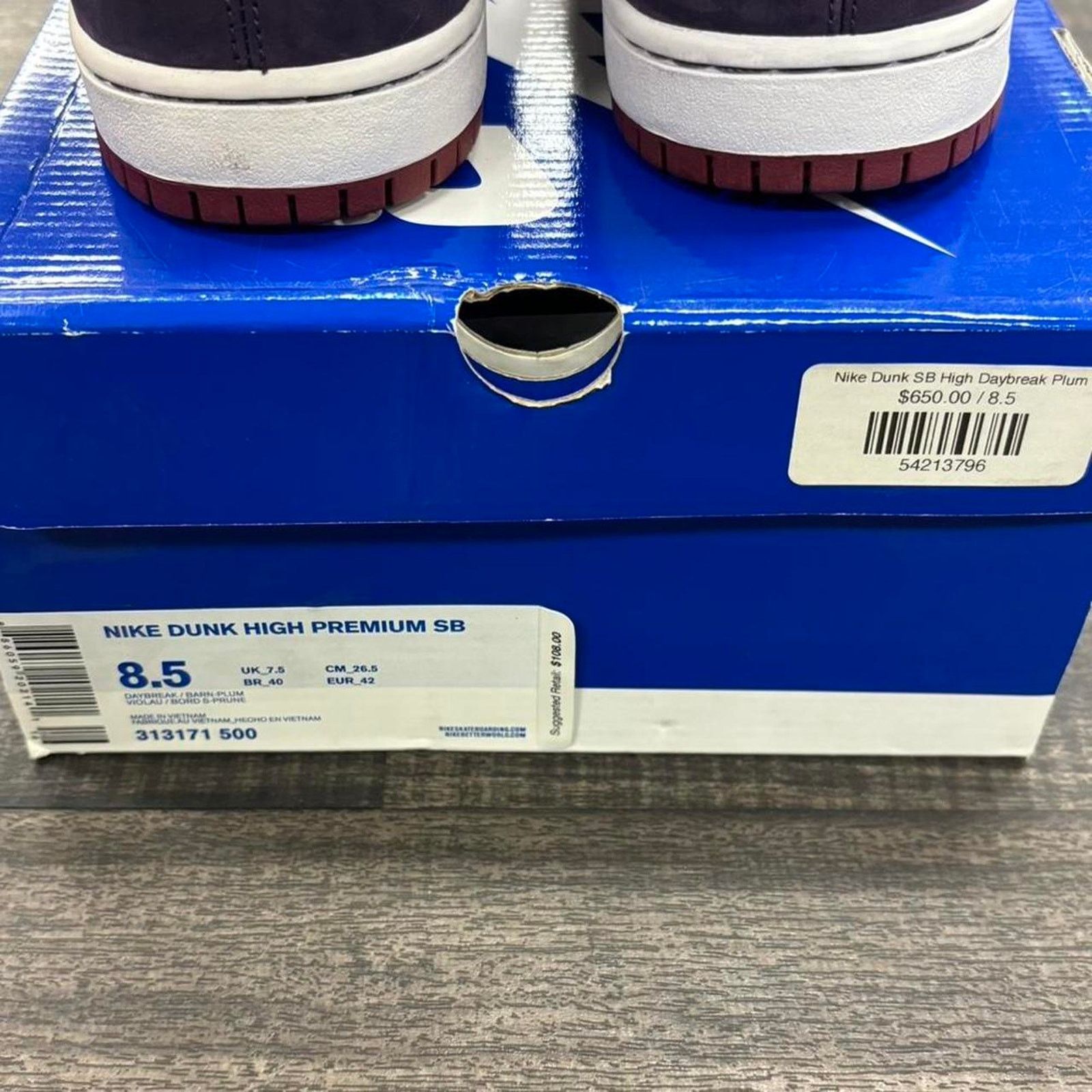 Nike Nike dunk high plum Size US 8.5 / EU 41-42 - 5 Thumbnail