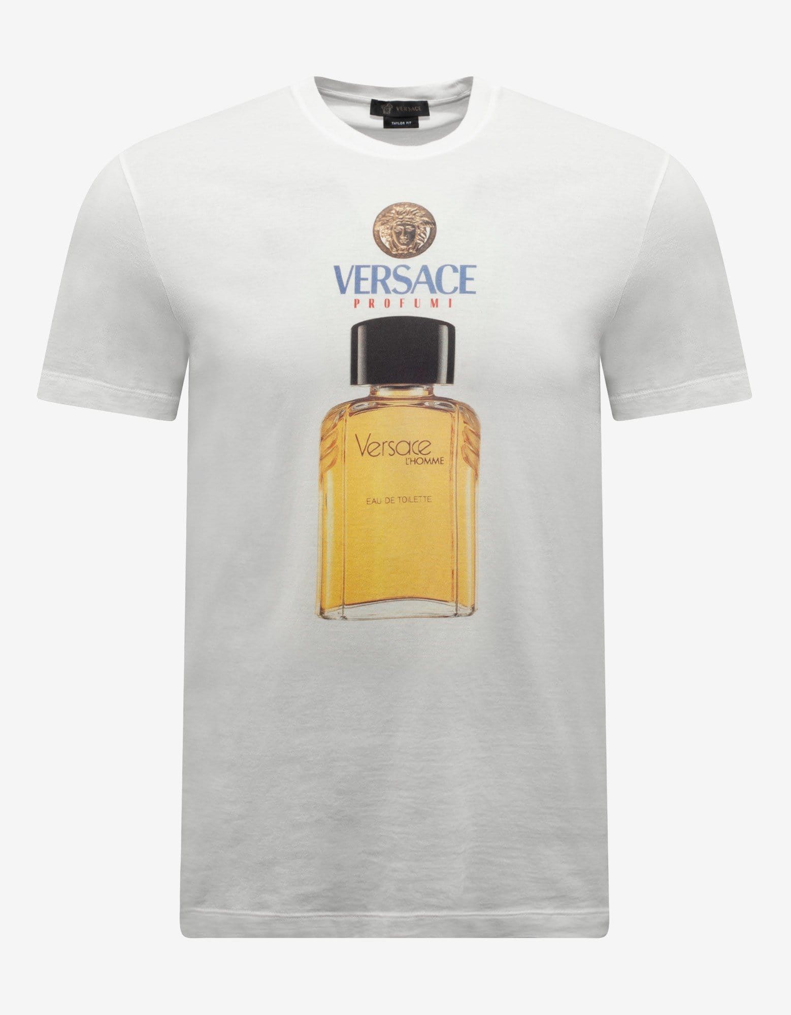 Versace Versace White Perfume Bottle Print T-Shirt Size US L / EU 52-54 / 3 - 1 Thumbnail