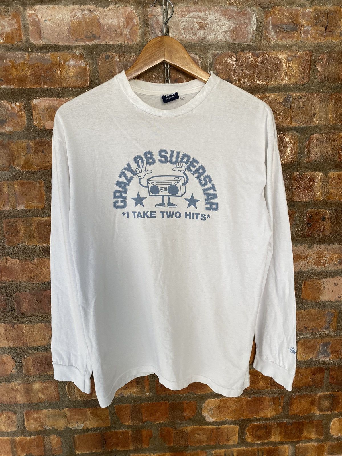 Stussy 2001 Stussy I Take Two Hits Black Tee Limited Edition Size US M / EU 48-50 / 2 - 2 Thumbnail