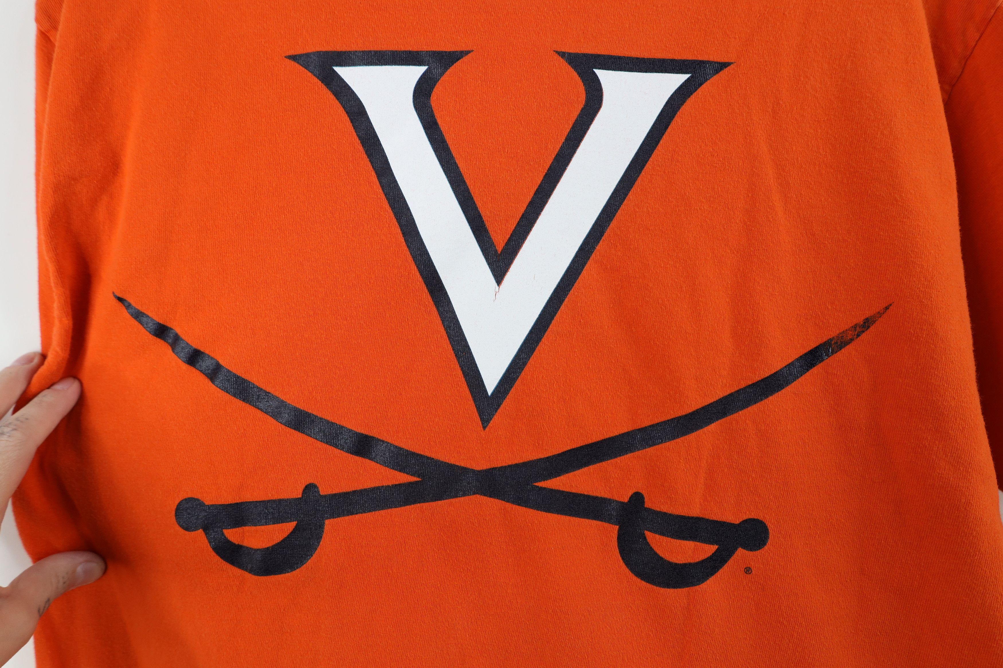 Vintage Vintage 90s University of Virginia Short Sleeve T-Shirt USA Size US M / EU 48-50 / 2 - 12 Thumbnail