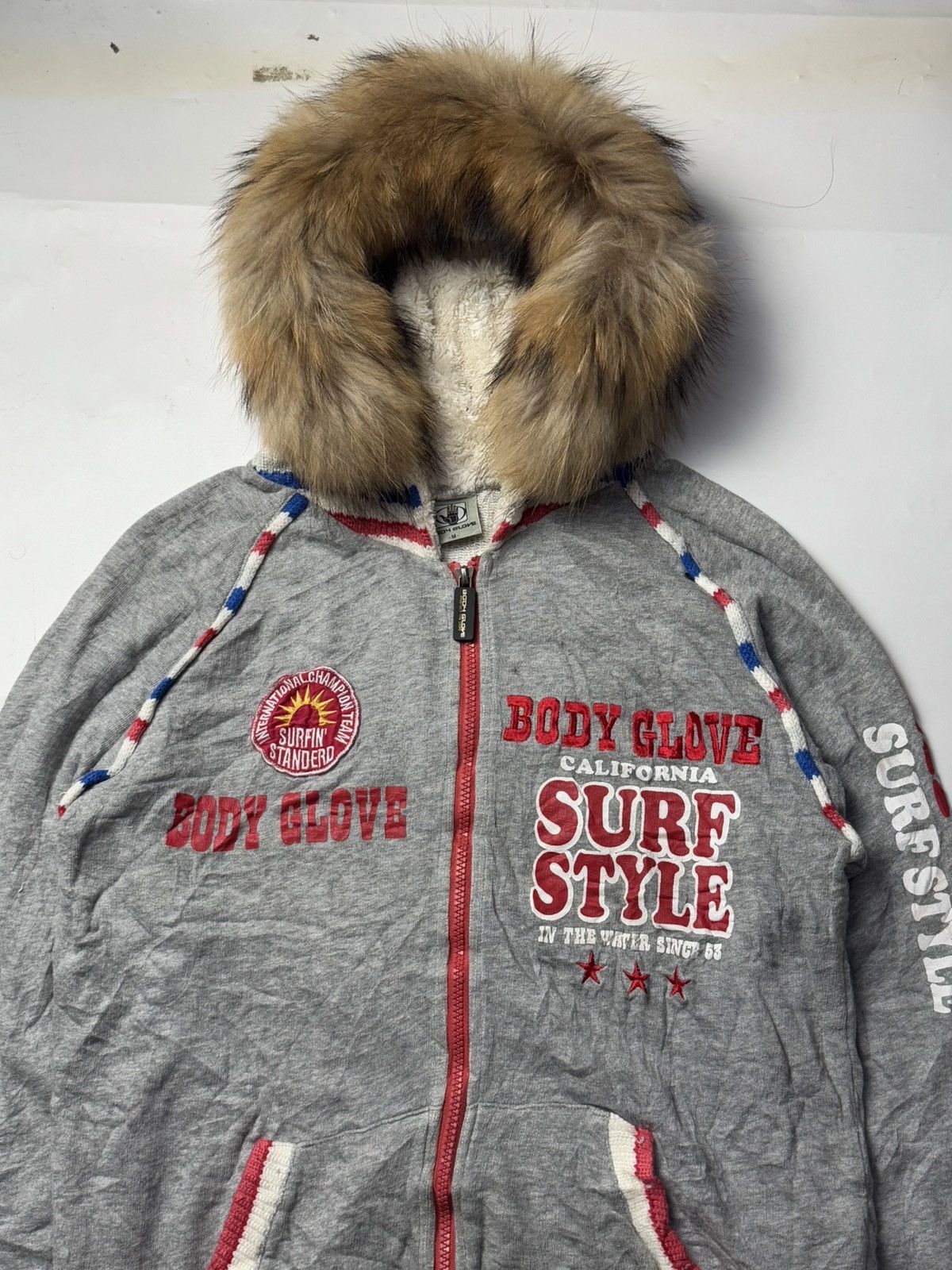 Beauty Beast × Hysteric Glamour × Japanese Brand Fur Hoodie Y2K Poem Body Glove Japanese Brand Size US M / EU 48-50 / 2 - 3 Thumbnail