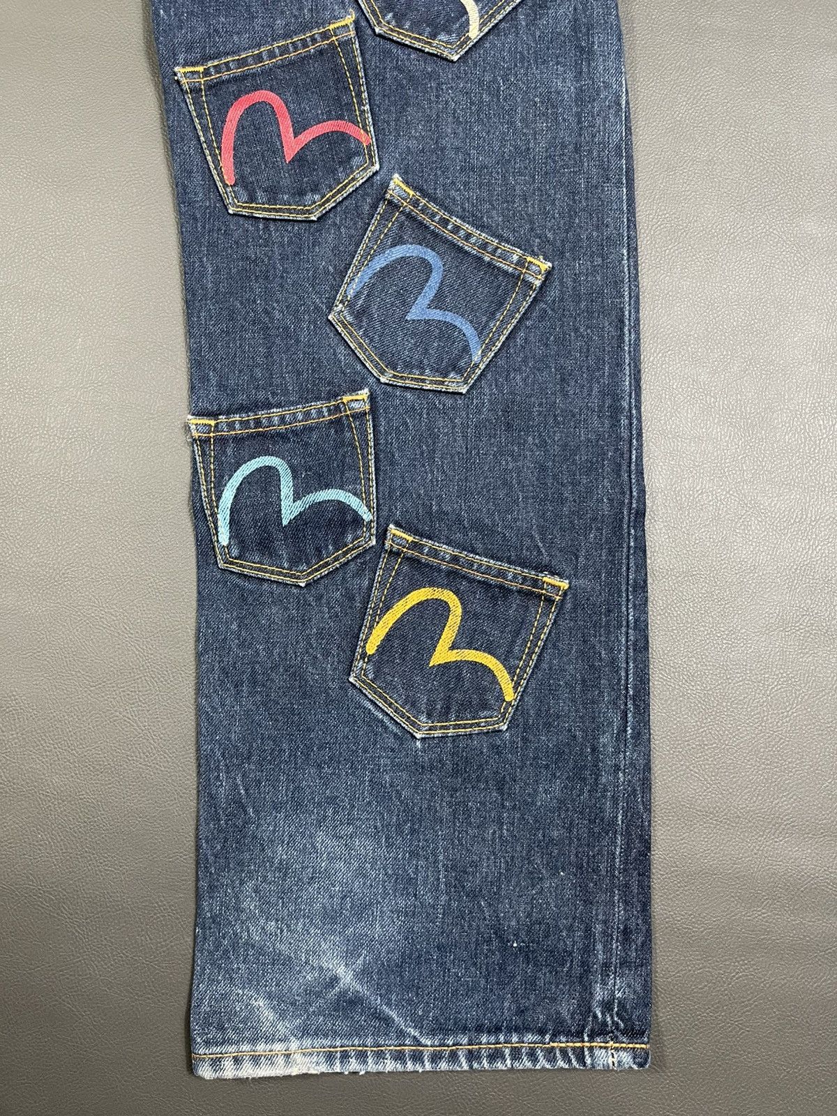 Evisu Evisu Multi Pocket Jeans Lot. 0001 Size US 33 - 2 Thumbnail