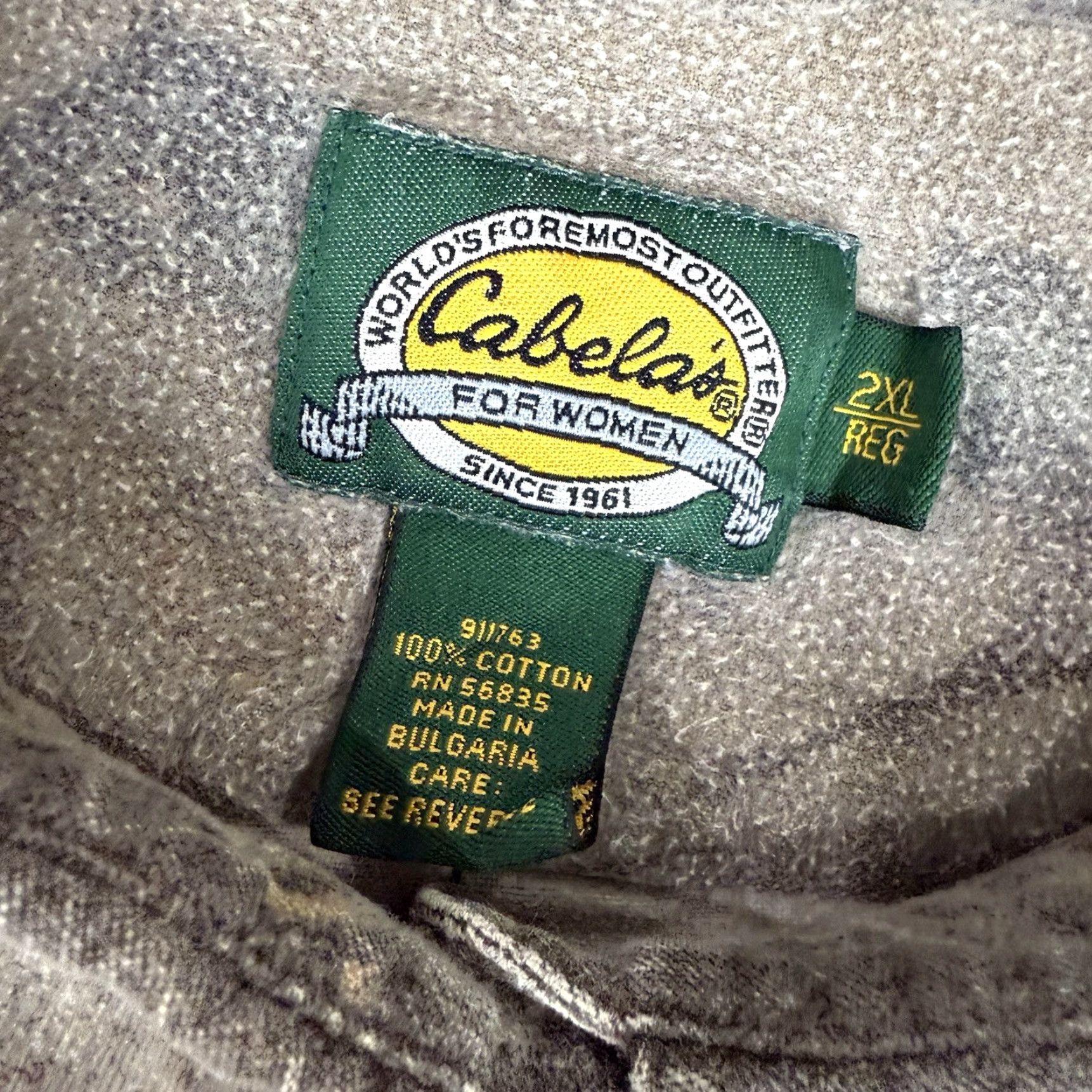 Vintage Cabela's Shirt Women 2XL Gray Aztec Chamois Deerskin Button Collared Long Sleeve Casual Shirt Womens Size XXL / US 16-18 / IT 52-54 - 3 Thumbnail