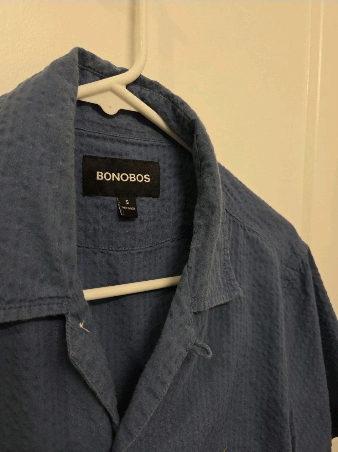 Bonobos Camp collar shirt seersucker Size US S / EU 44-46 / 1 - 2 Thumbnail