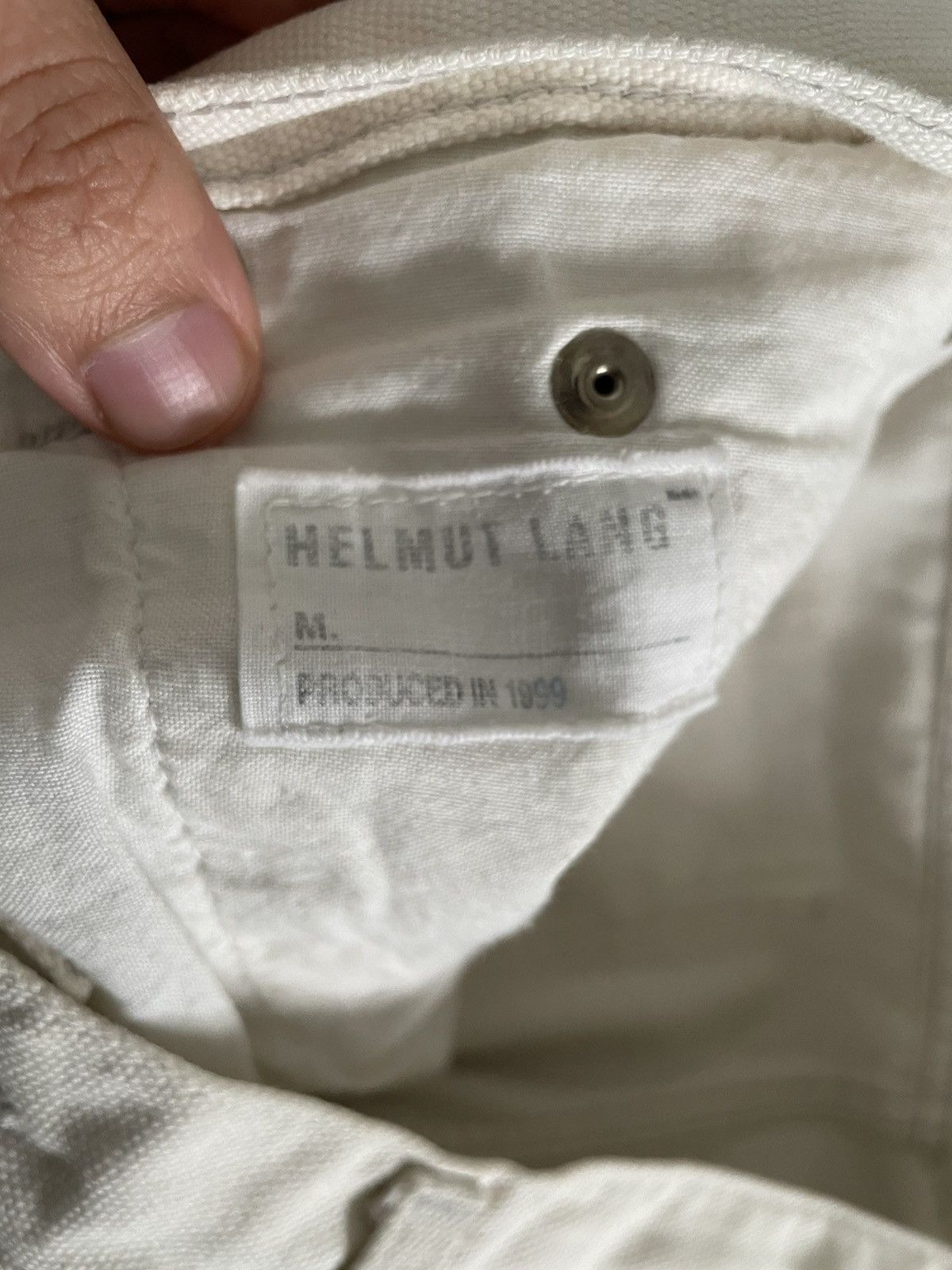 Helmut Lang Helmut Lang Questo Carpenter Canvas Pants Size US 34 / EU 50 - 4 Thumbnail
