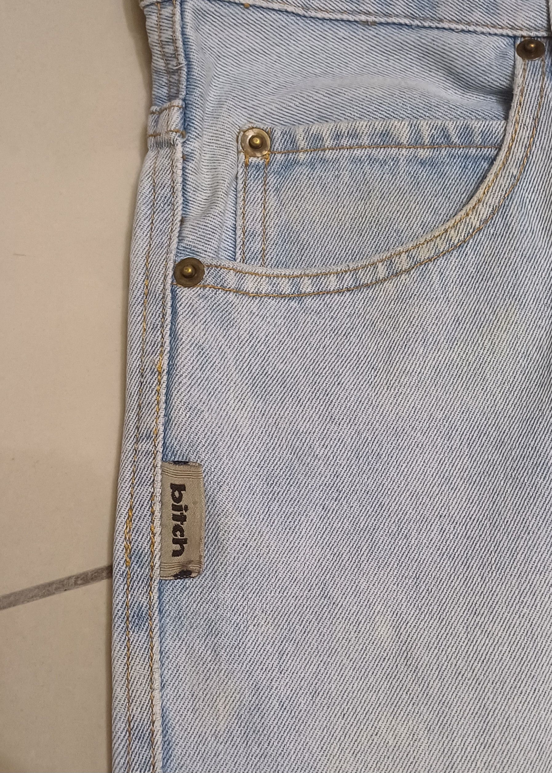 JNCO Vintage y2k/ 90s BITCH SKATEBOARDS baggy jeans Size US 30 / EU 46 - 5 Thumbnail
