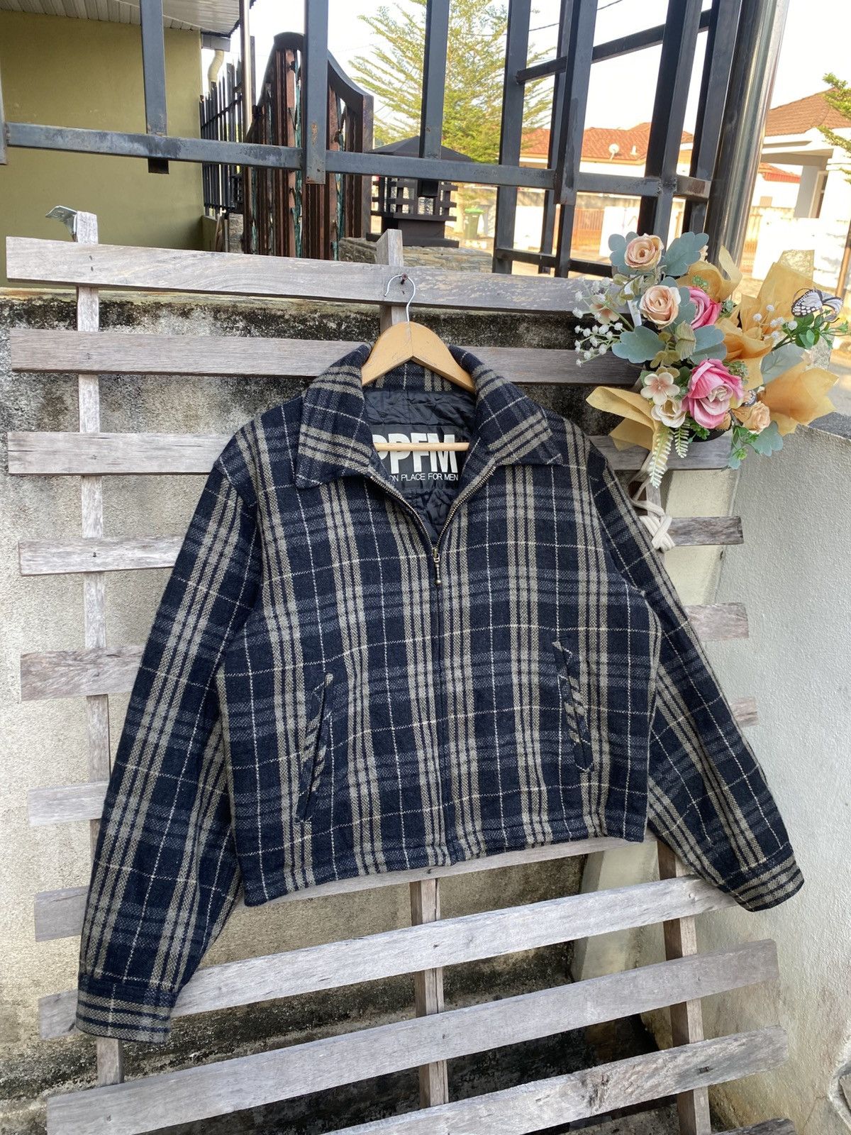 PPFM Vintage PPFM Wool Cropped Jacket Size US L / EU 52-54 / 3 - 2 Thumbnail