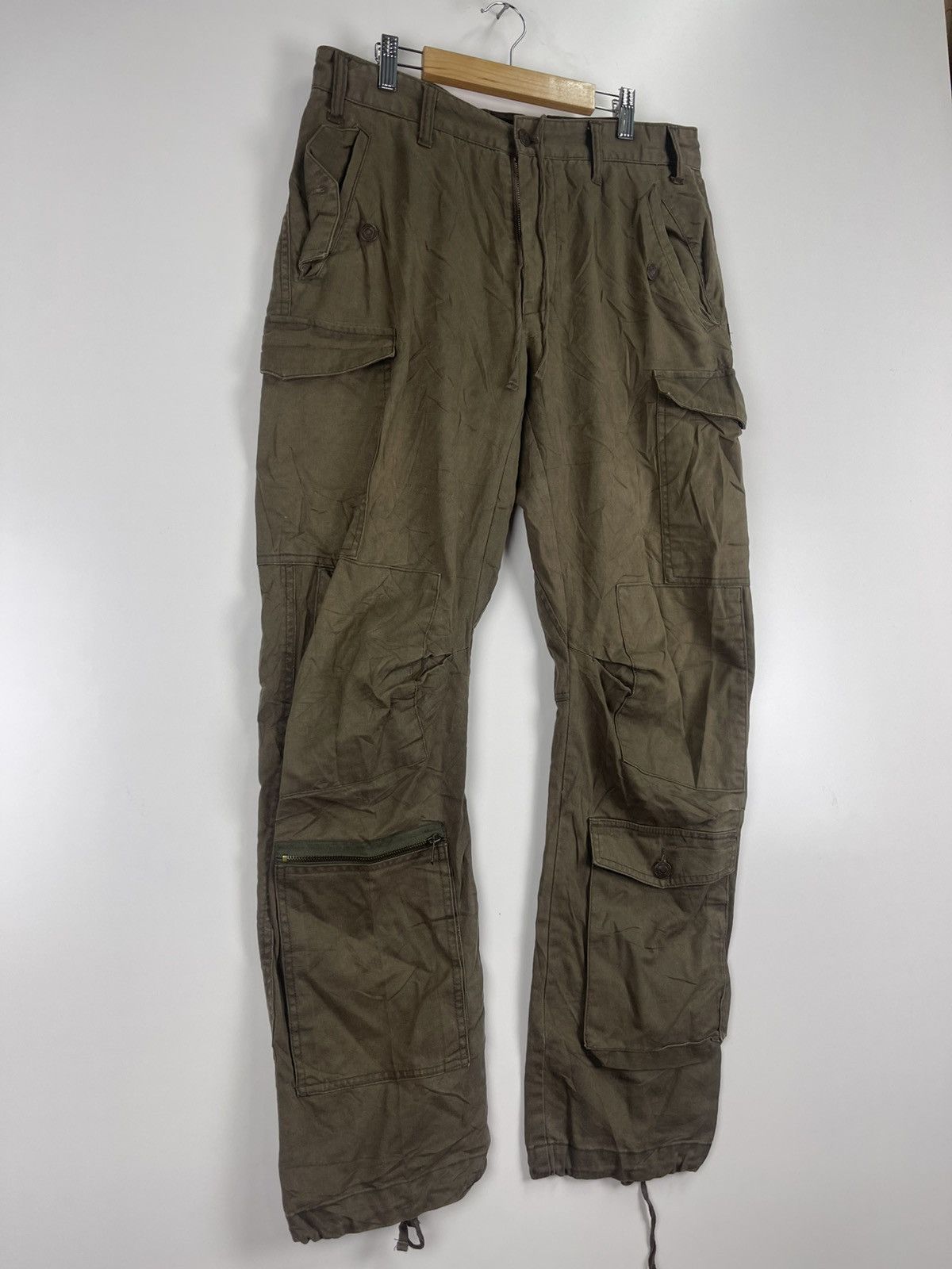 Global Work × Japanese Brand × Vintage Vintage Global Work Cargo Pant Size US 32 / EU 48 - 5 Thumbnail