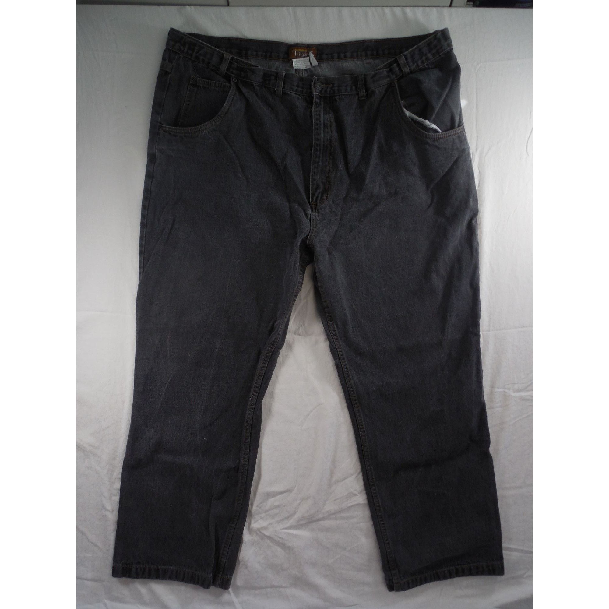 Haband Haband Tailgater Carpenter Jeans Sz 48L Men Charcoal Straigh Size US 44 / EU 60 - 6 Thumbnail