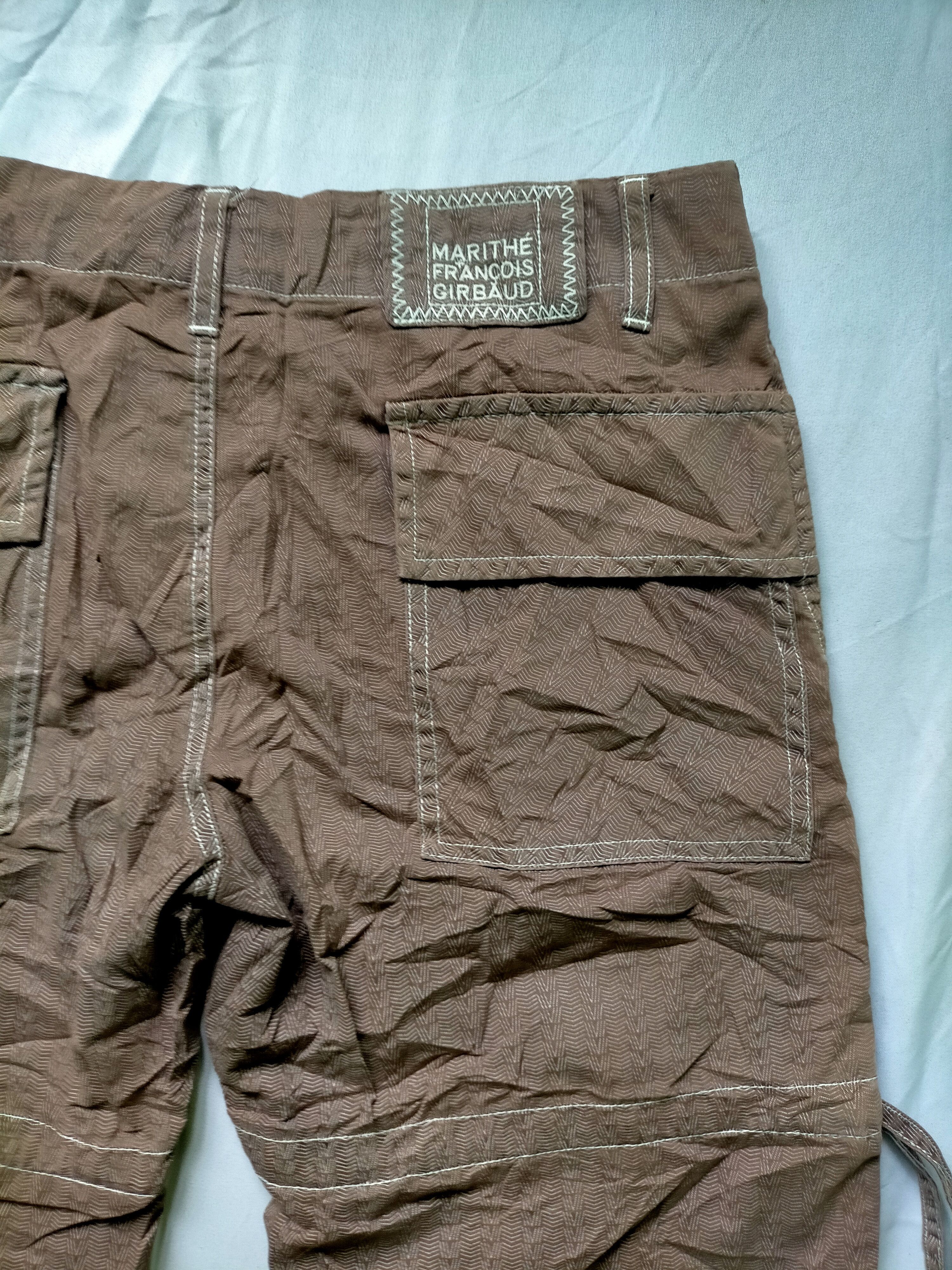 Marithe + Francois Girbaud Marithe Francois Girbaud Bondage Pants Size 33" - 6 Thumbnail