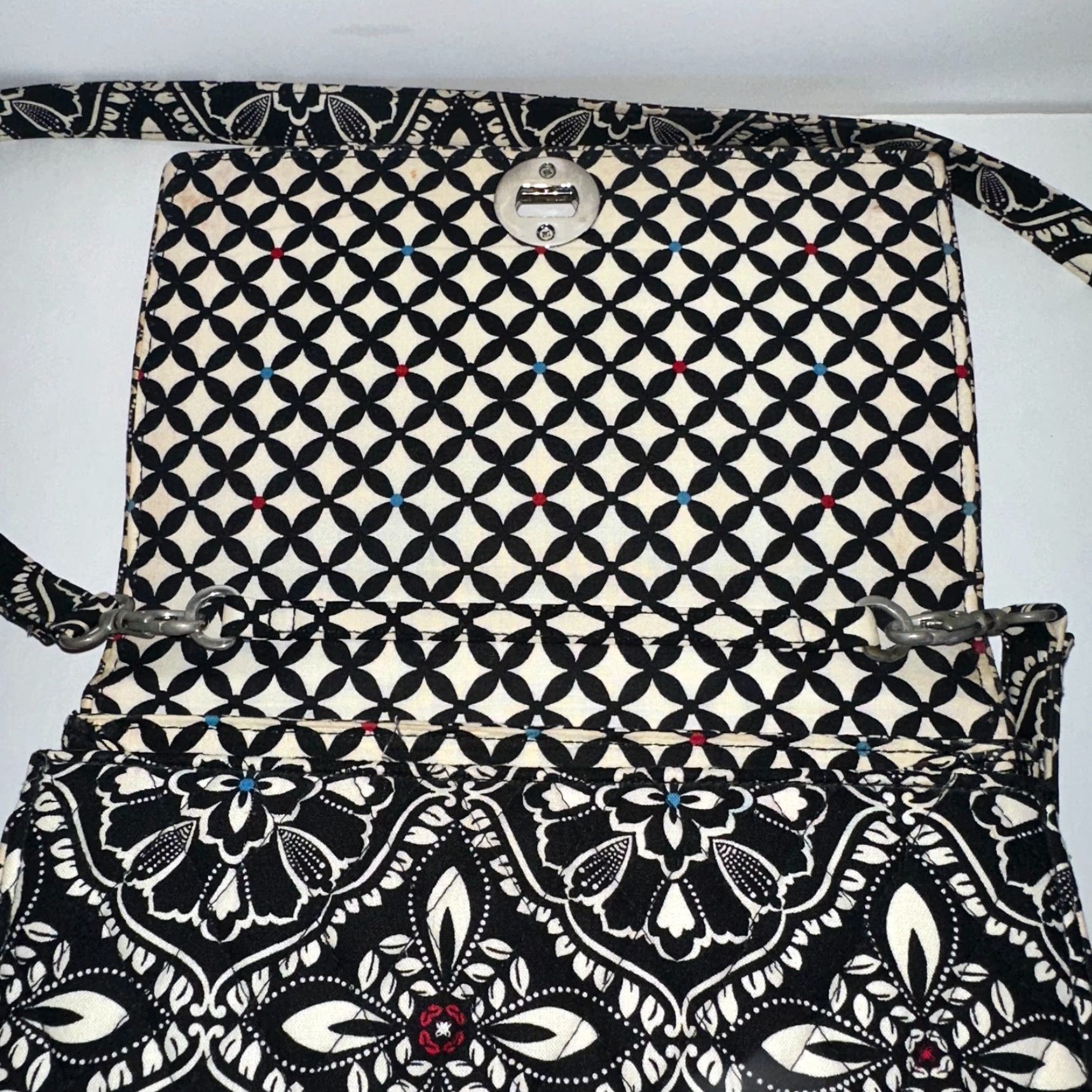 Vera Bradley Vera Bradley Barcelona Julia Bag Turn Lock Convertible Crossbody Retired Mens? Size ONE SIZE - 7 Thumbnail