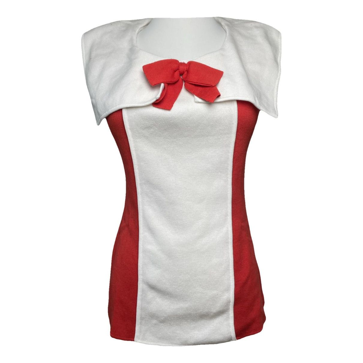 Dior Red Cotton Top Size M / US 6-8 / IT 42-44 - 1 Thumbnail