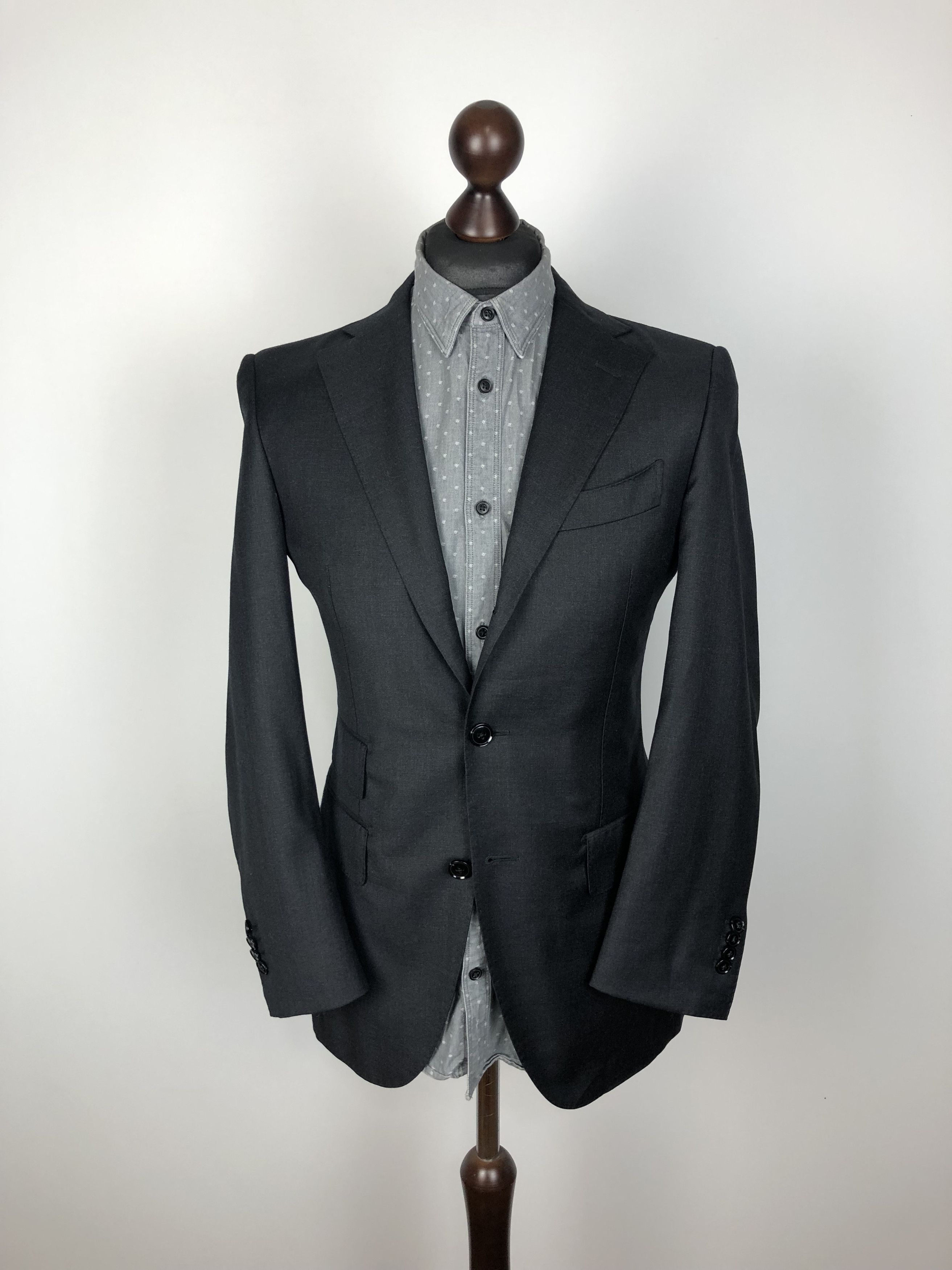 Suitsupply Suitsupply Blazer Jacket La Spalla Wool Gray size 46 Size 46R - 2 Thumbnail