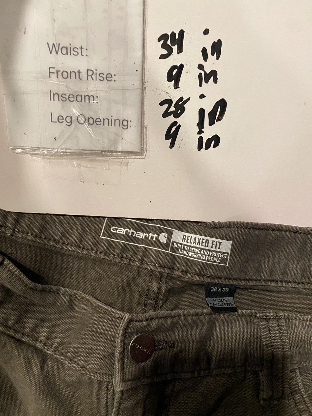 Carhartt Vintage Carhartt Carpenter Pants Size US 34 / EU 50 - 4 Thumbnail