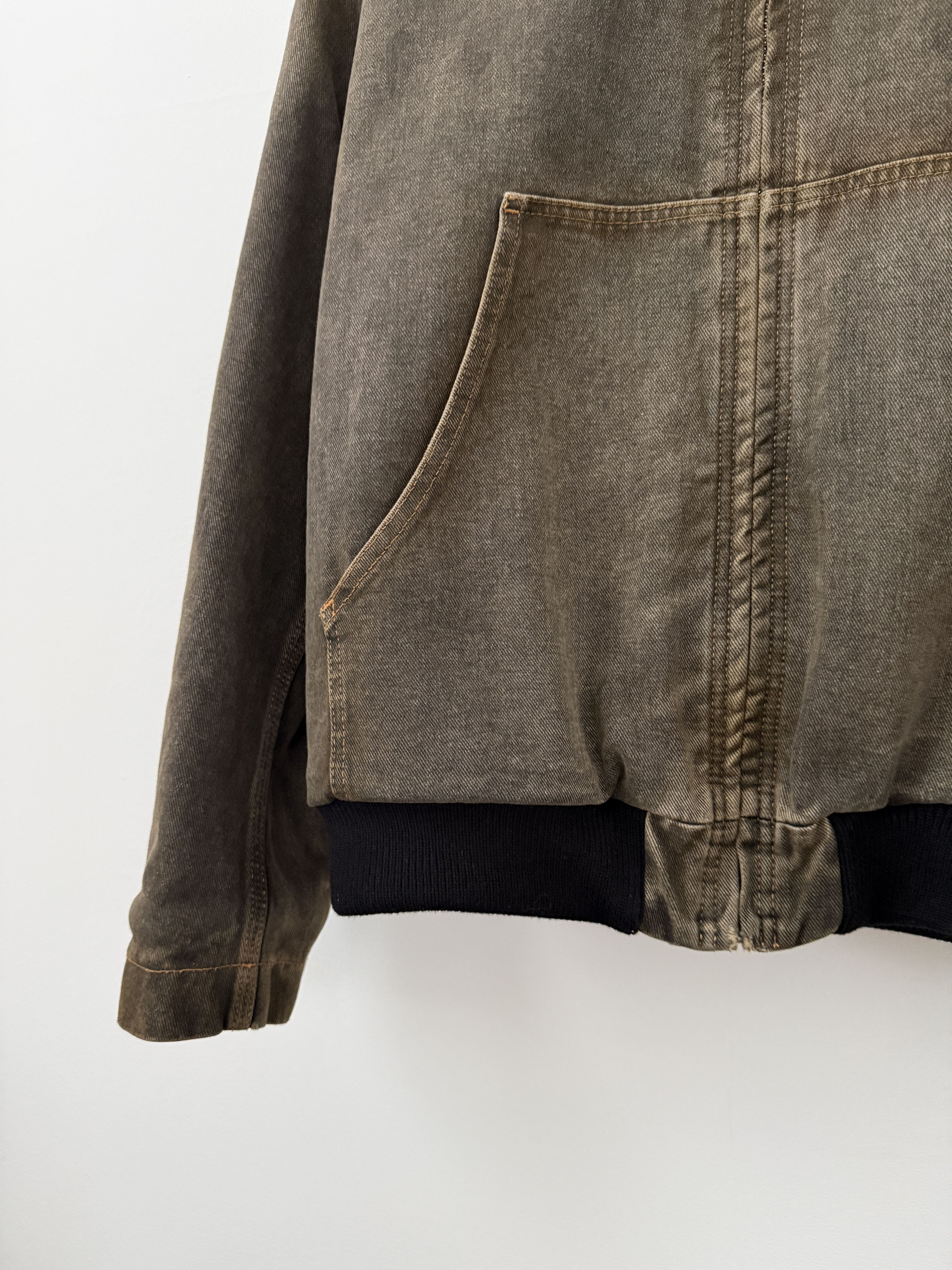 Maison Margiela MM6 Brown Denim Hooded Zip-Up Jacket Size US S / EU 44-46 / 1 - 7 Thumbnail