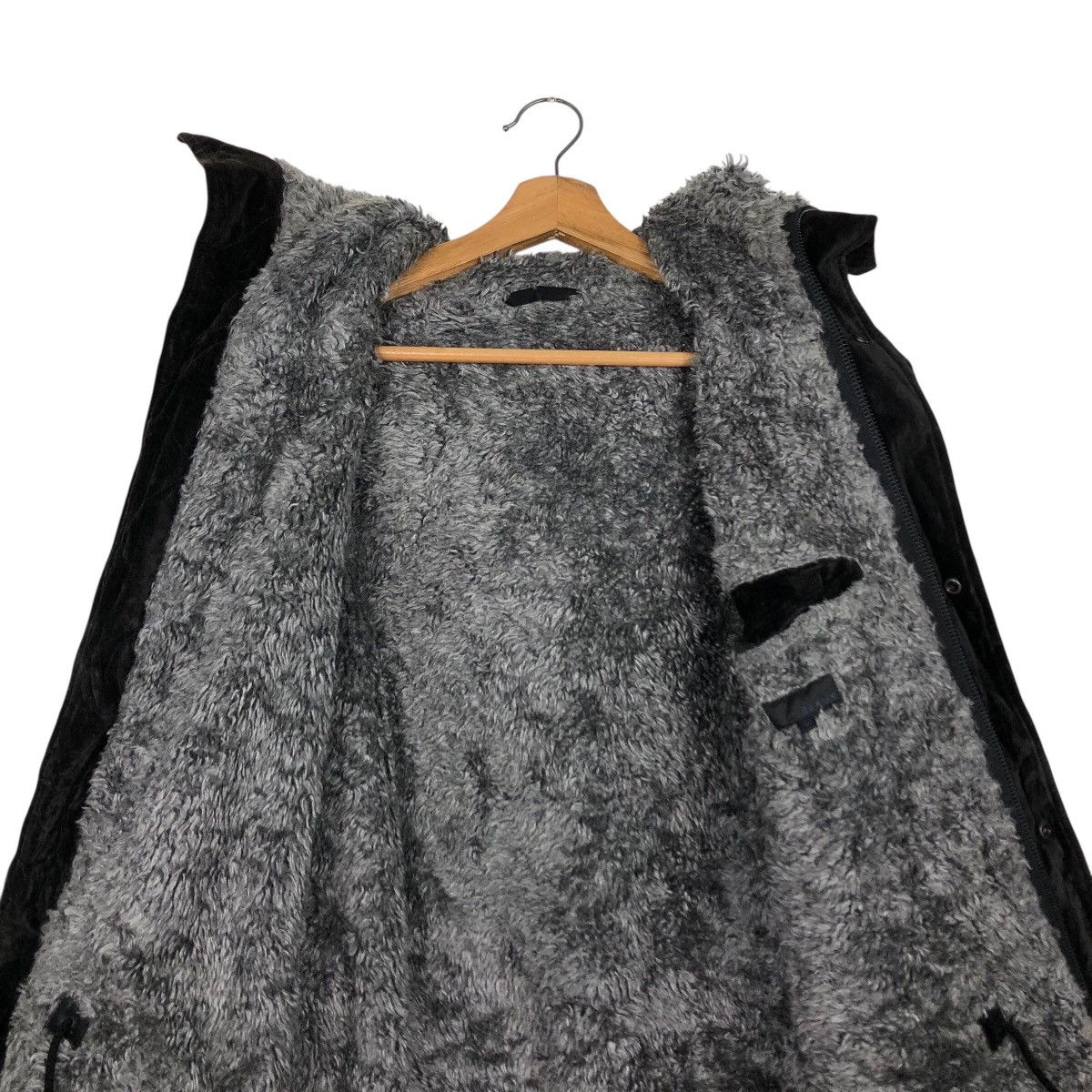 Japanese Brand BEAMS Shaggy Fleece Hood Parka — Soft-Touch Velvet Shell Size US M / EU 48-50 / 2 - 16 Thumbnail