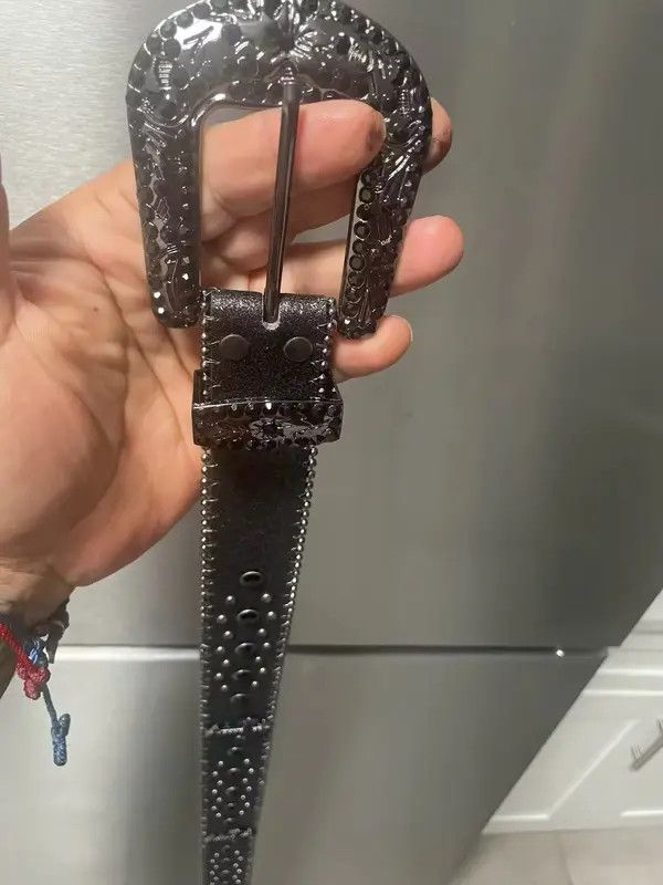 Japanese Brand Syoko x Mai 135 cm Cros Pu Leather a belt Size ONE SIZE - 6 Thumbnail