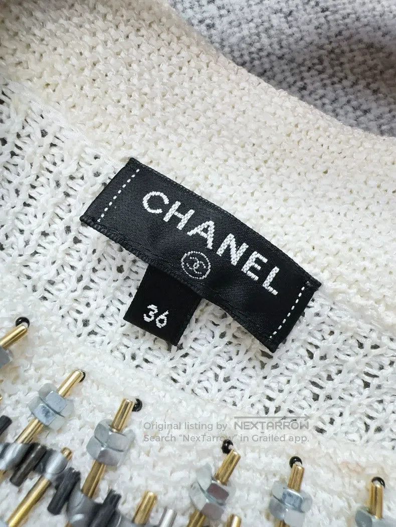 Chanel Chanel Airport show beige metal decoration heavy industry Size XS / US 0-2 / IT 36-38 - 6 Thumbnail