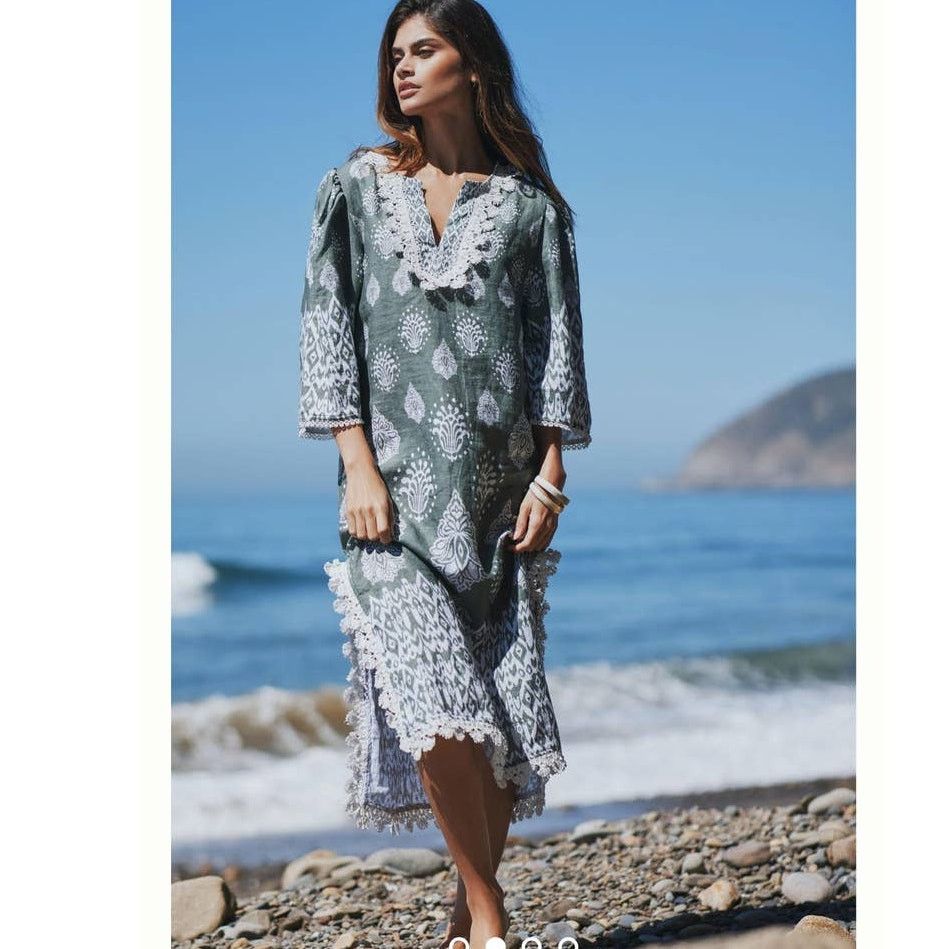 Anthropologie New Anthropologie Somi Javi Tunic Dress $395 SMALL Midi Boho Size S / US 4 / IT 40 - 3 Thumbnail