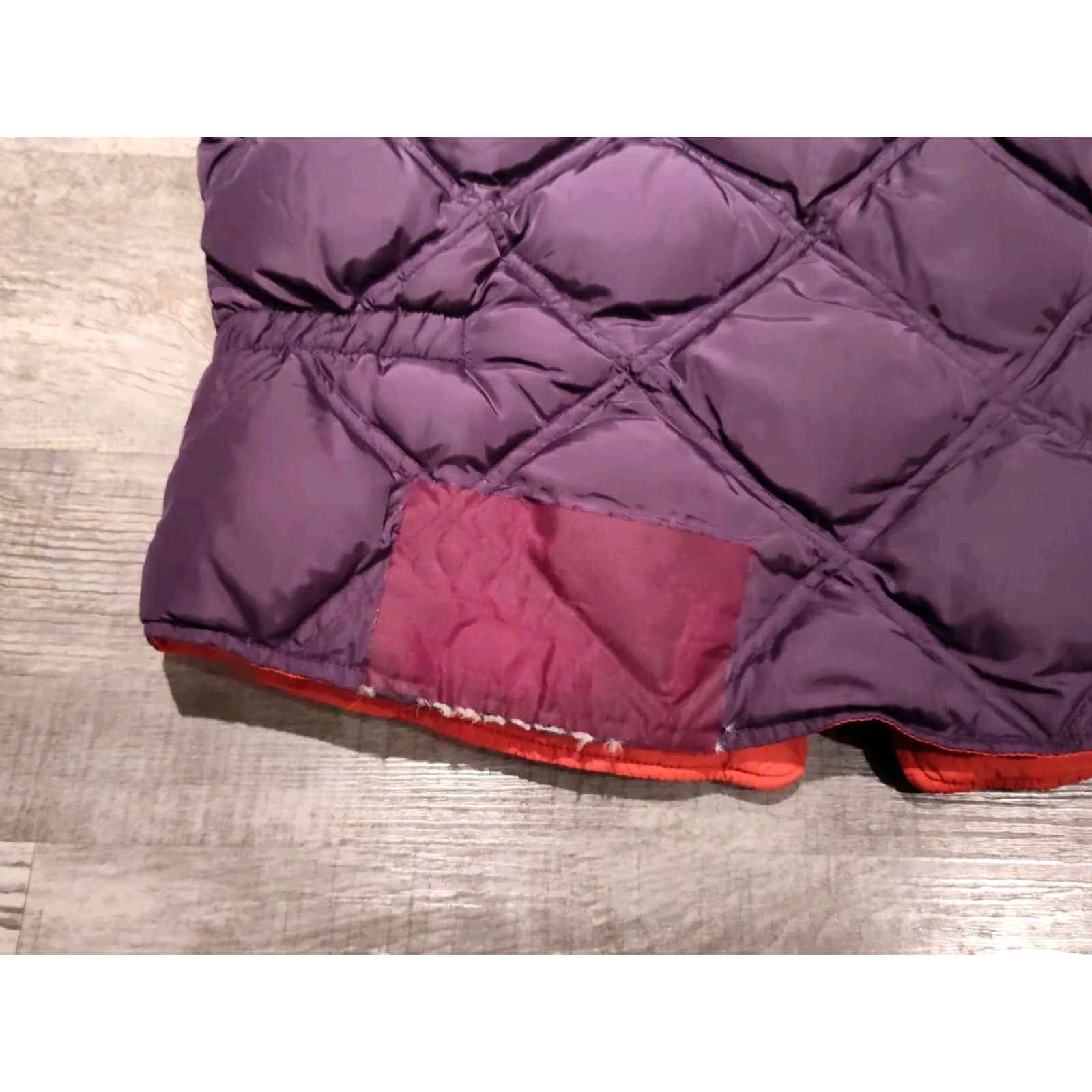 Eddie Bauer Eddie Bauer Women Goose Down Filling Quilted Puffer Vest Sz M Purple Read Size M / US 6-8 / IT 42-44 - 5 Thumbnail