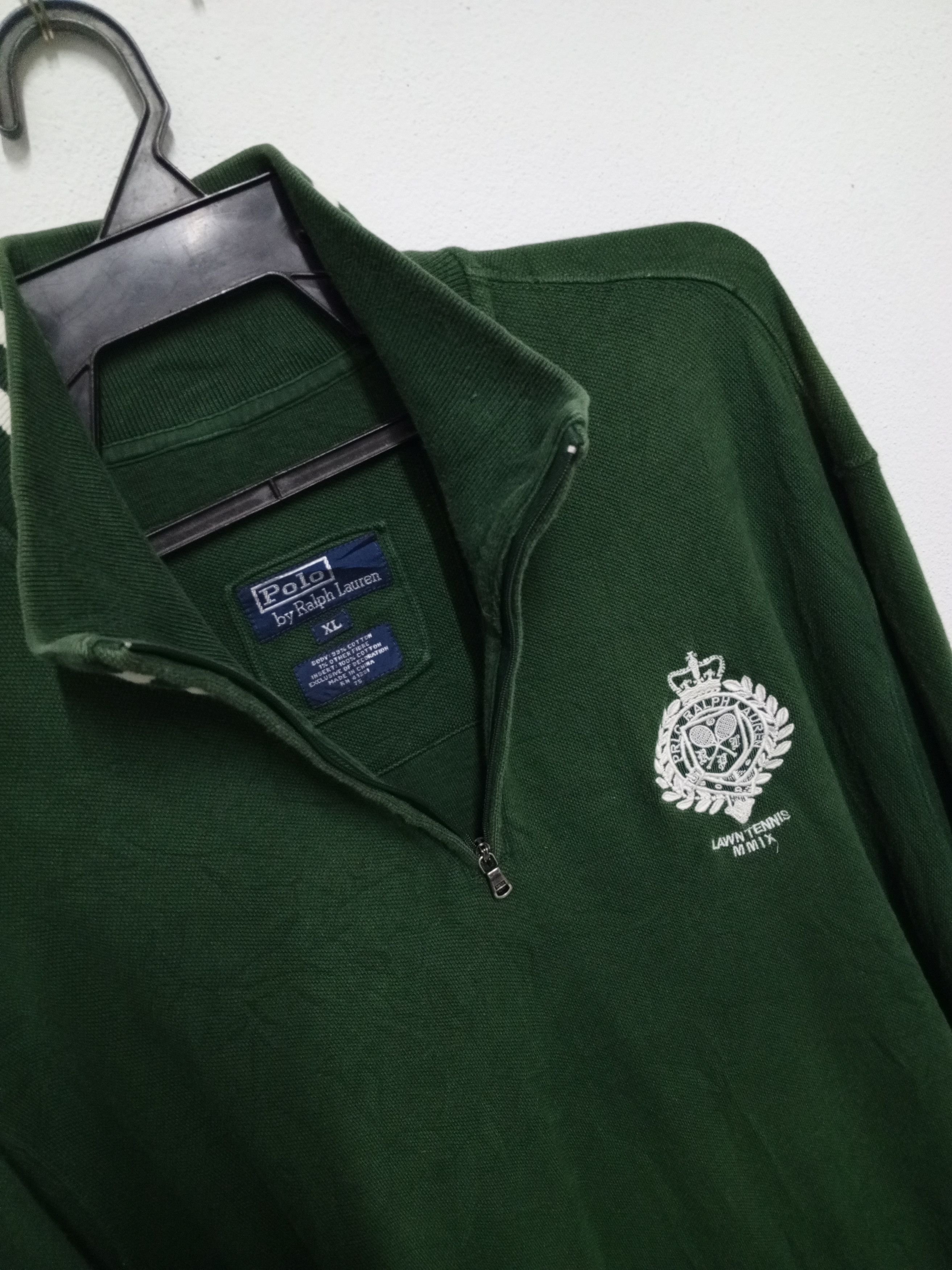 Polo Ralph Lauren HALFZIP POLO RALPH LAUREN LAWN TENNIS Size US XXL / EU 58 / 5 - 7 Thumbnail