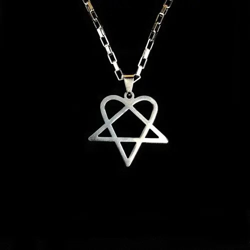Jewelry Kitamura x Miho Heart Necklace Punk Grunge Chain Y2K Size ONE SIZE - 3 Thumbnail